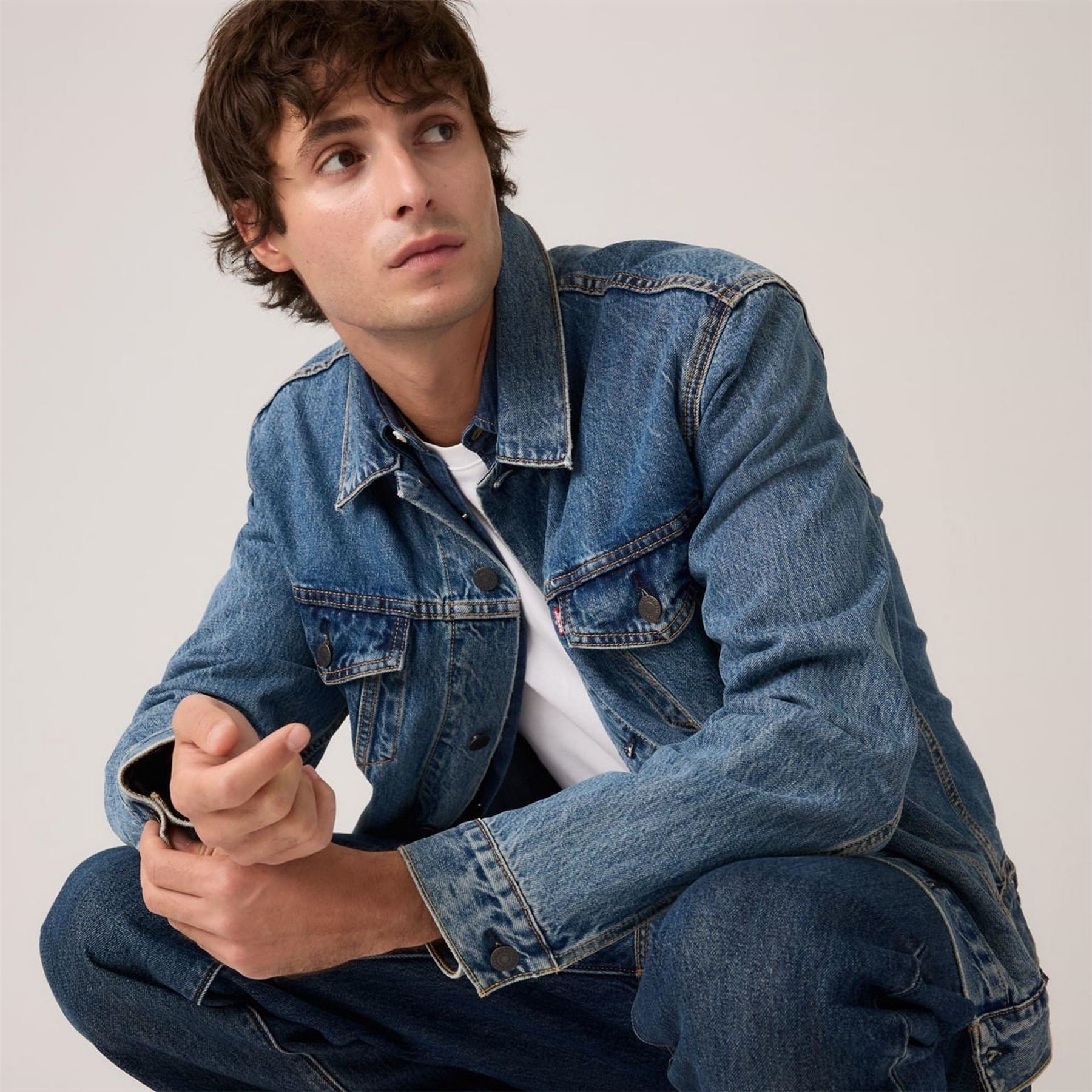 Levis Trucker Cotton Long Sleeve Denim Jacket