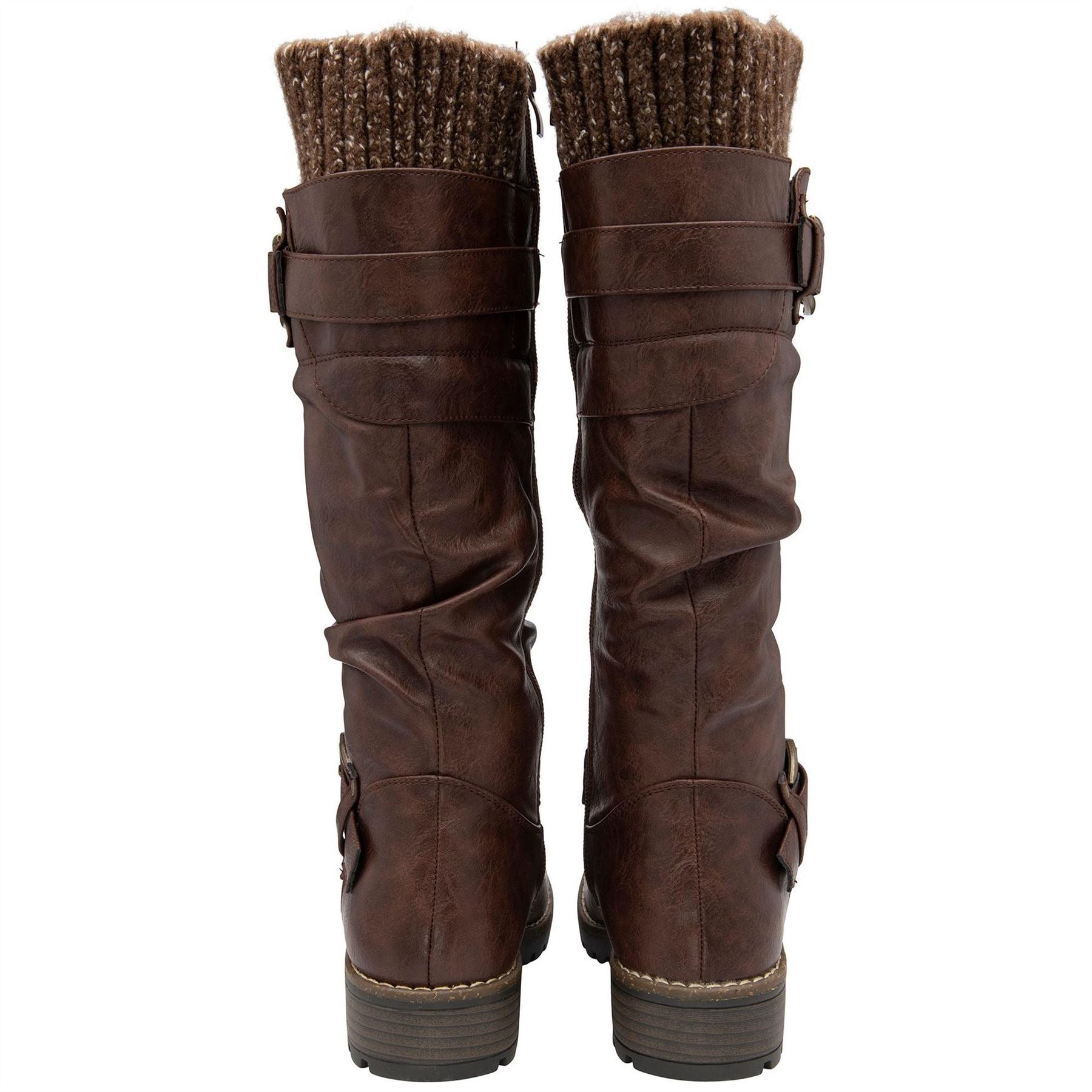 Lotus Shoes Juniper Black Knee High Boots
