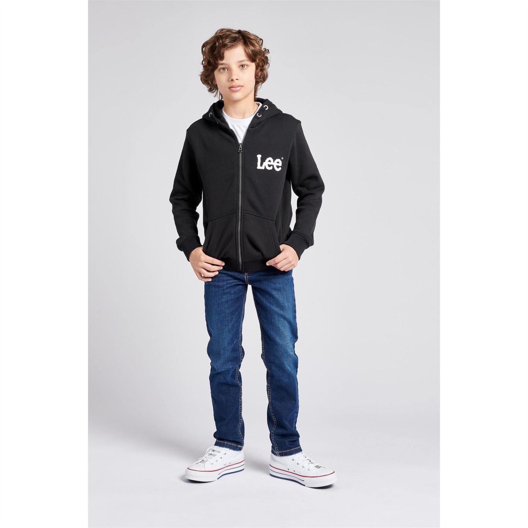Lee Wobbly Graphic Zip Hoodie Juniors