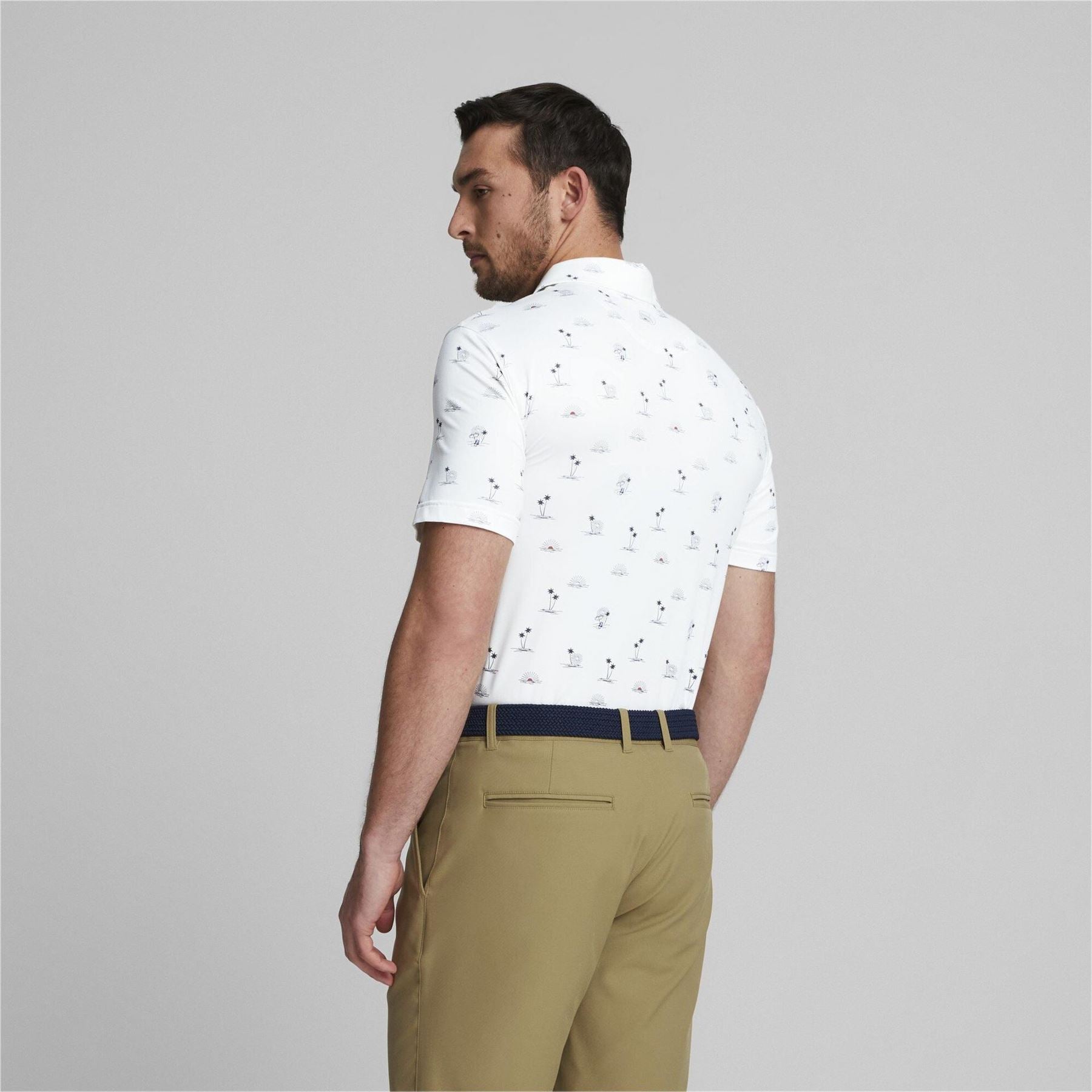 Puma Mens Cloudspun Horizons Golf Polo Shirt