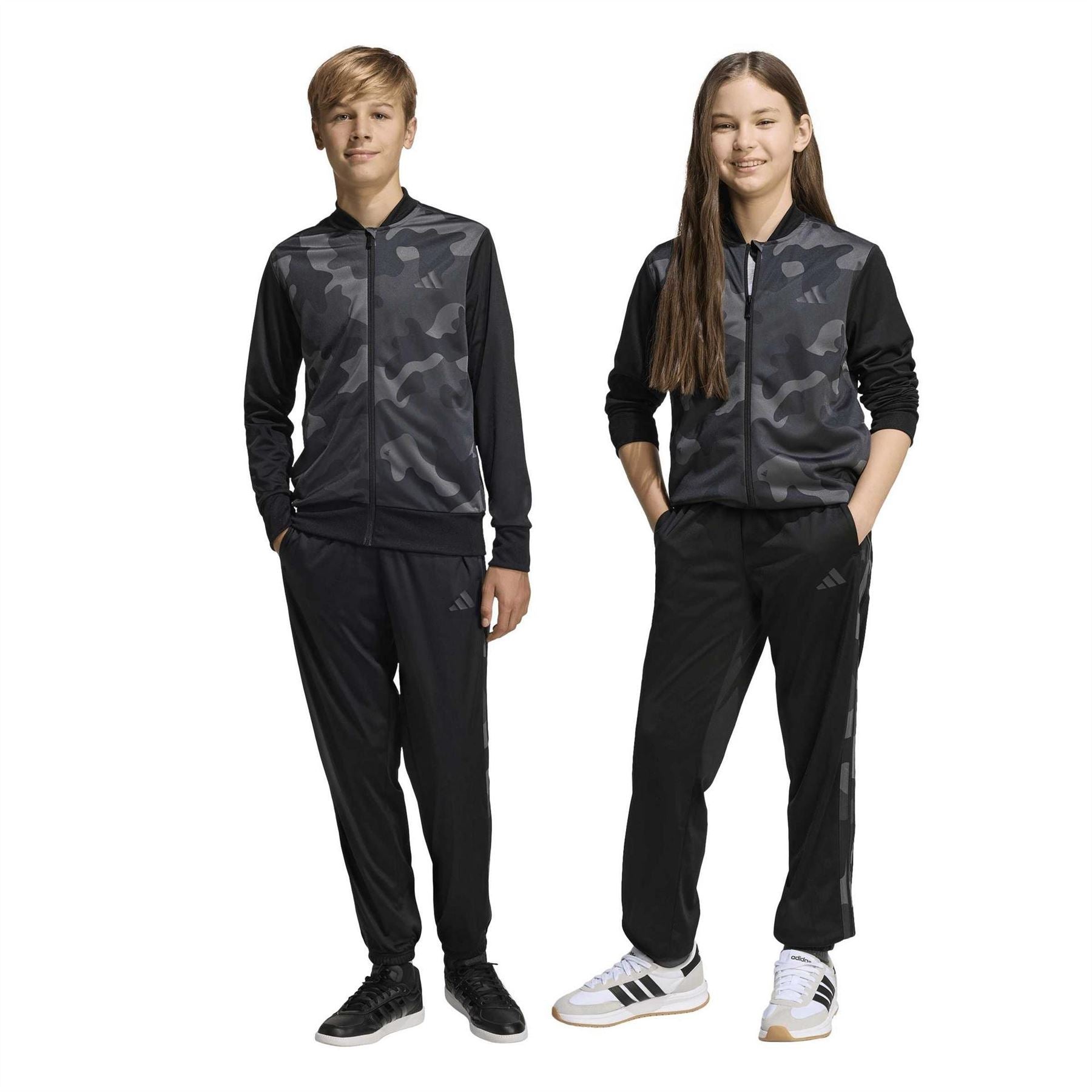 adidas Seasonal Essential Camouflage Tricot 3  Stripes Tracksuit