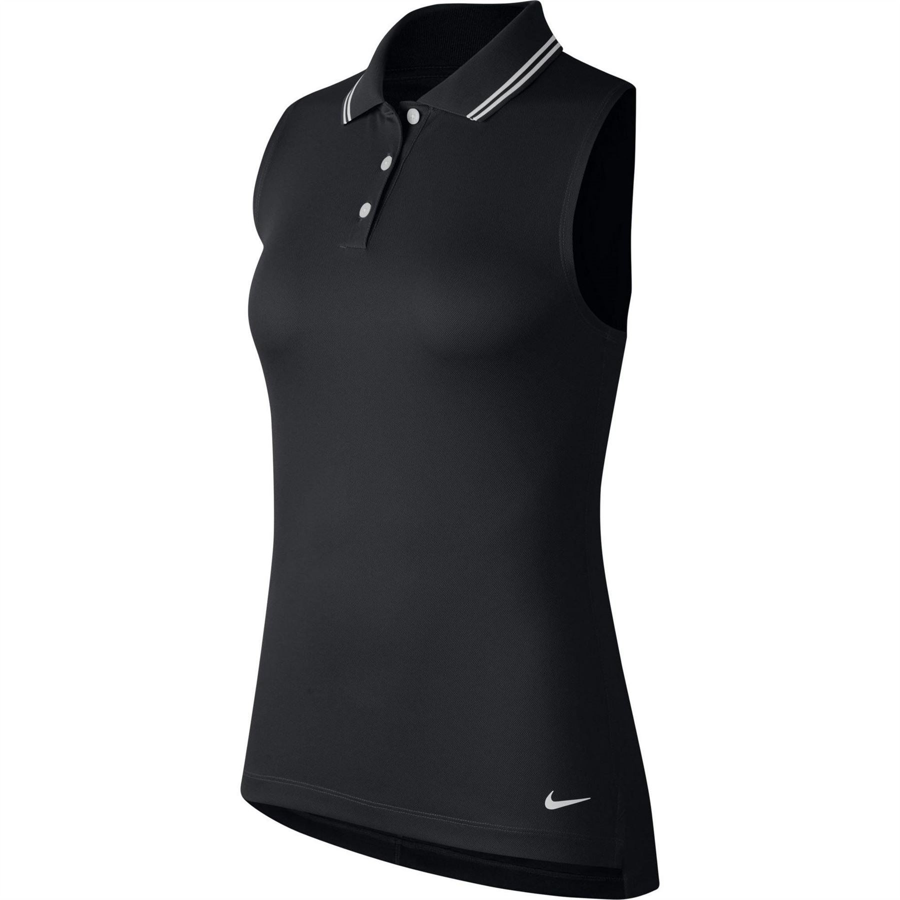 Nike Womens Dri Fit Victory Sleeveless Golf Polo