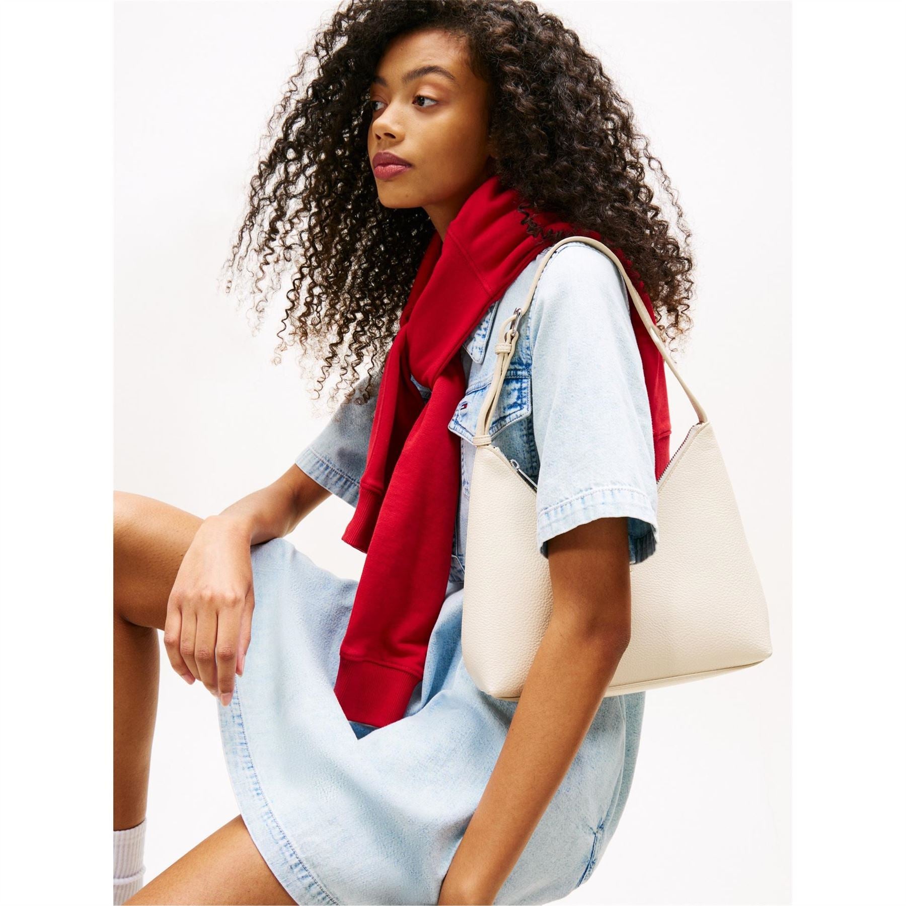 Tommy Jeans Aline Collared Neck Mini Dress
