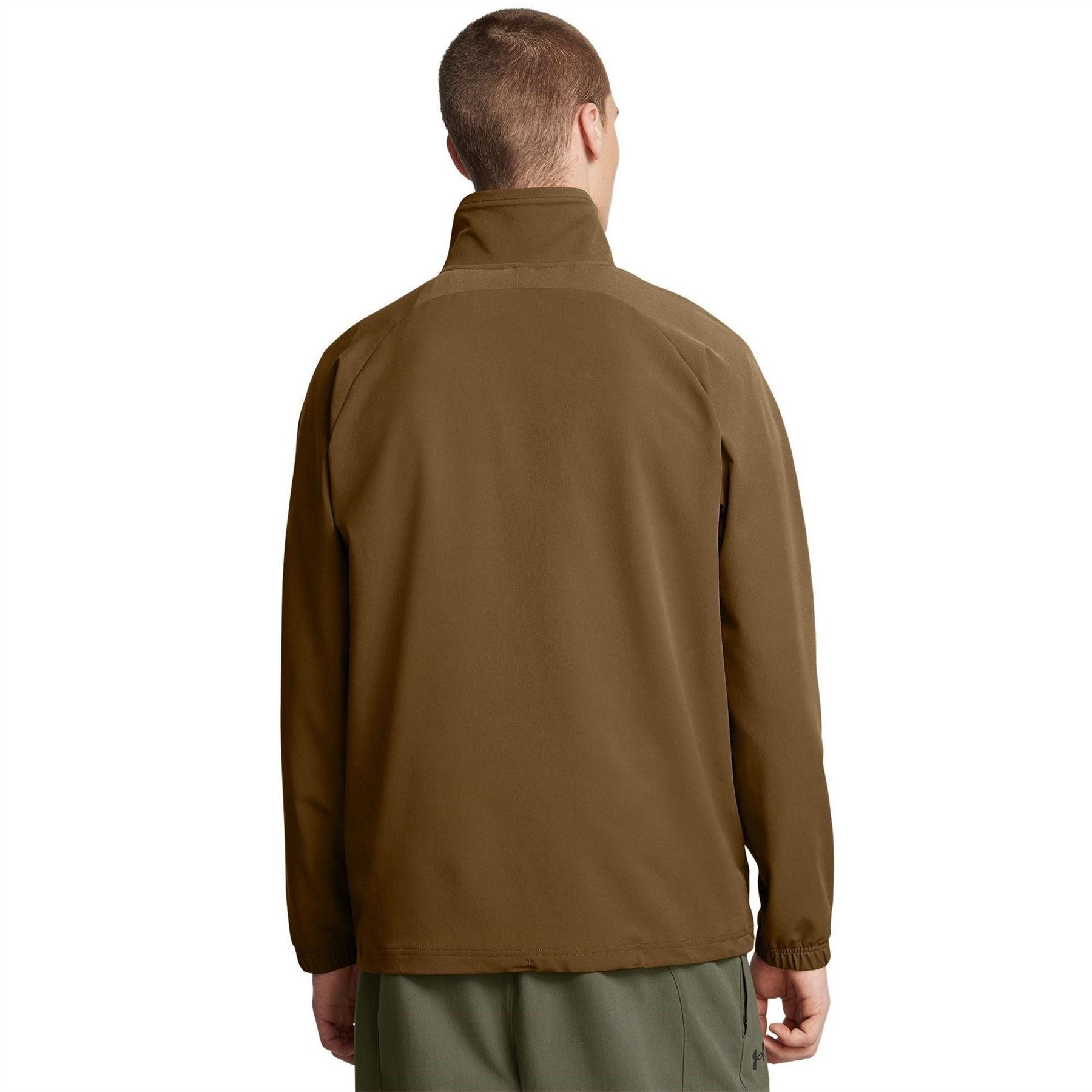 Under Armour Unstoppable Solid Patterned Anorak Jacket with Drawstring