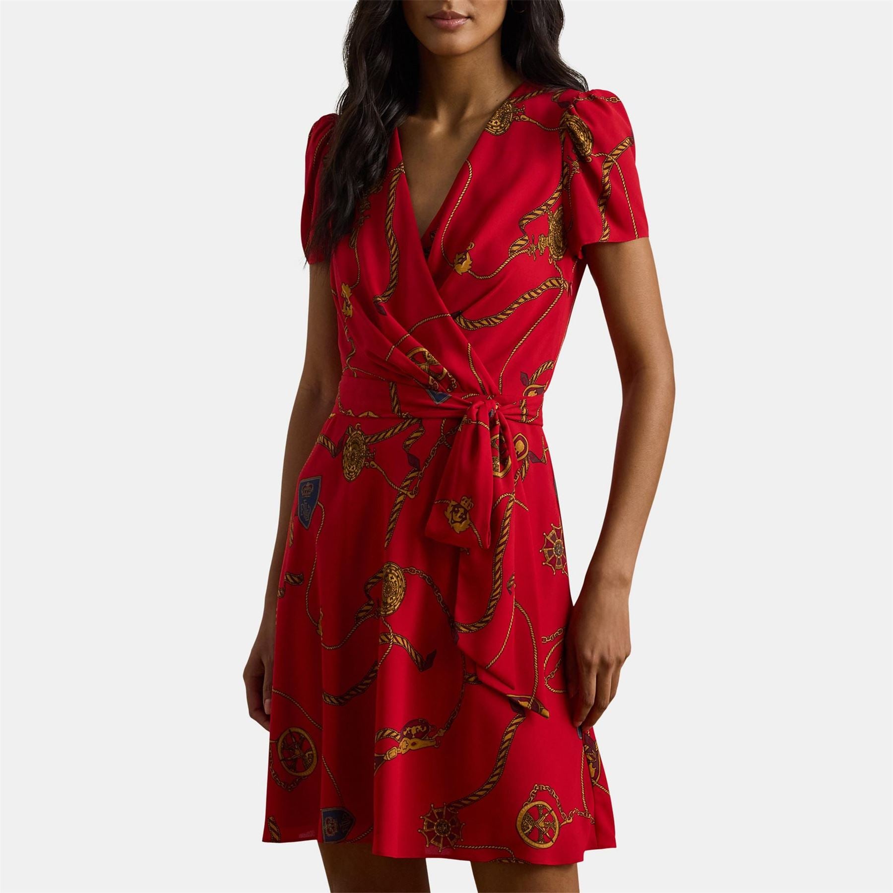 Lauren by Ralph Lauren Georgette Mini Dress