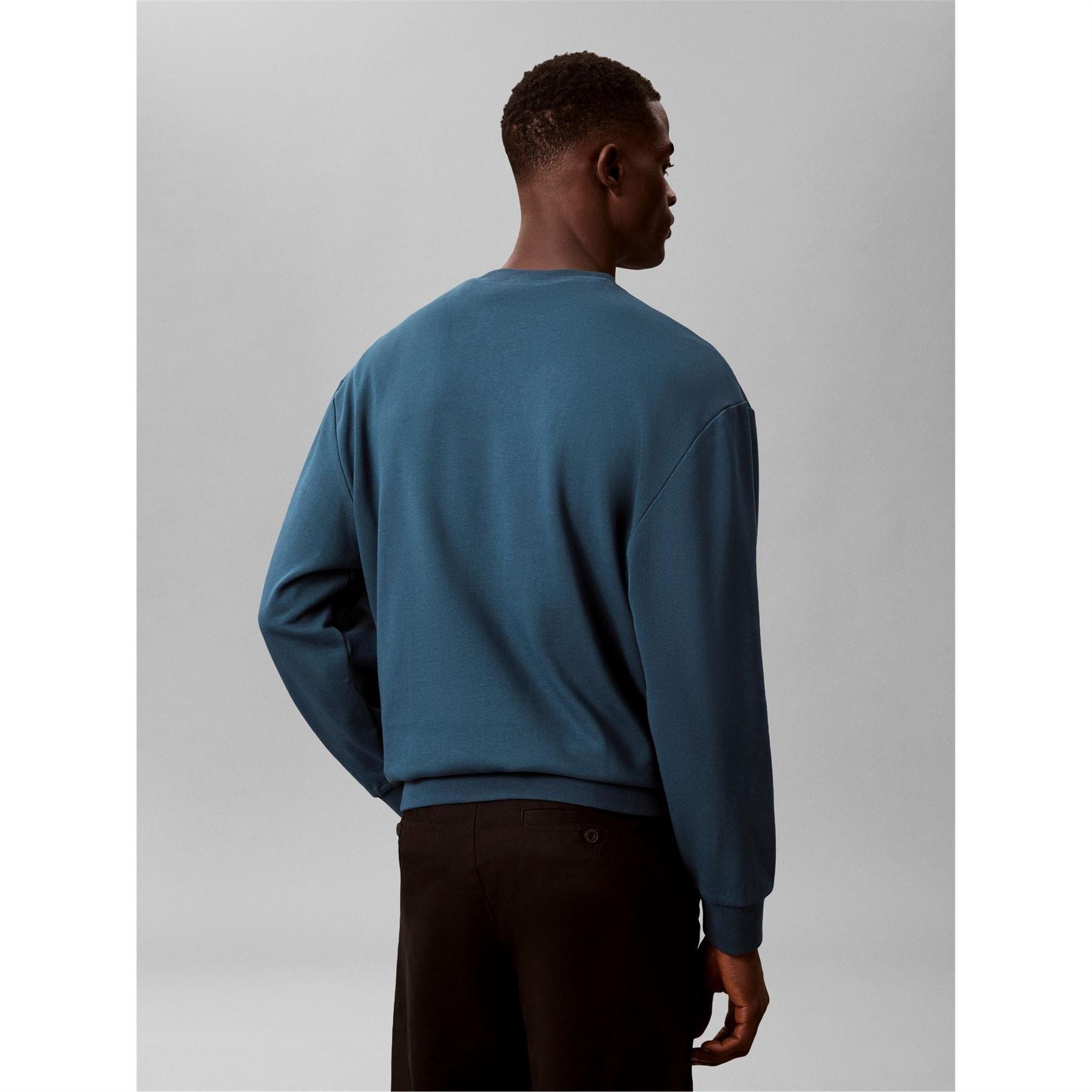 Calvin Klein Jeans Woven Box Crew Sweatshirt