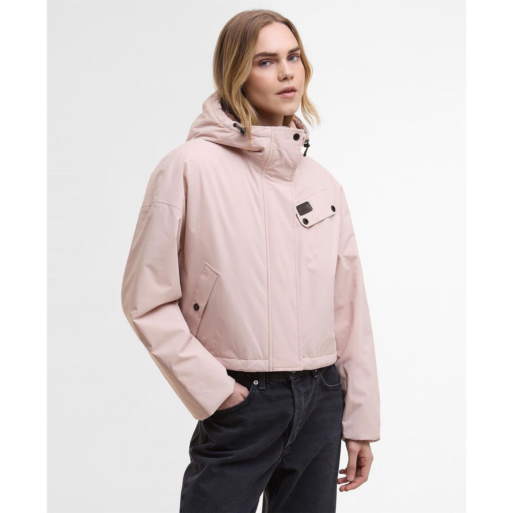 Barbour International Cropped Waterproof Jacket