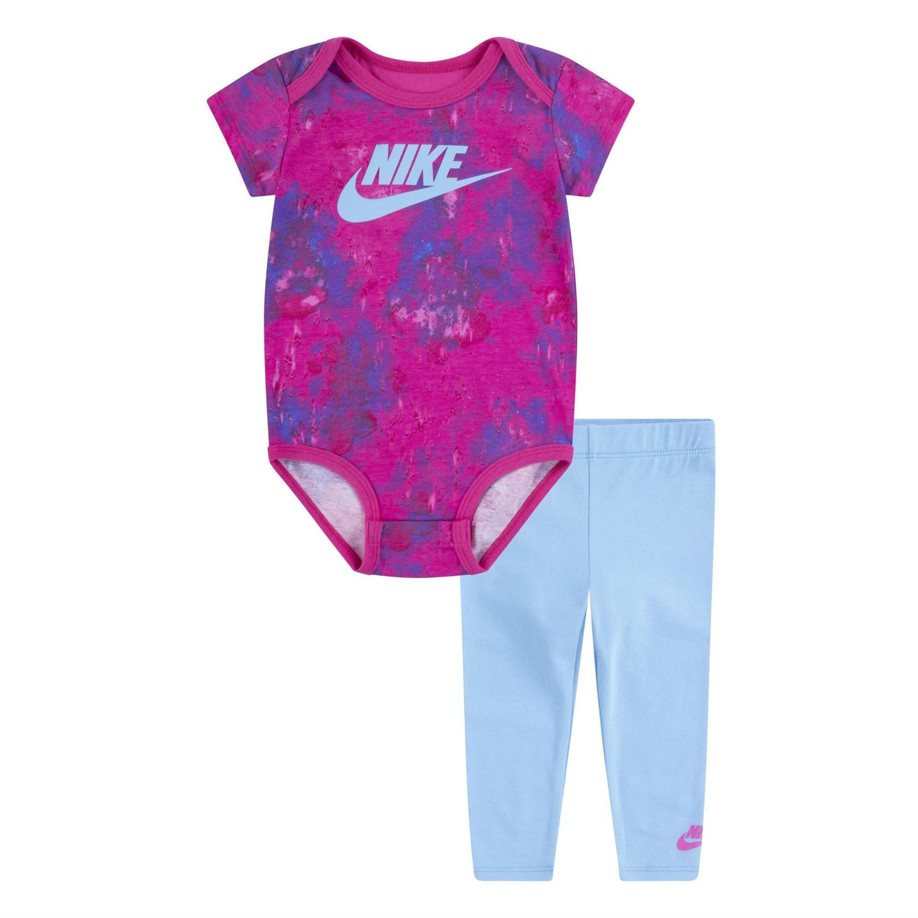 Nike All Over Print Bodysuit And Legging Set