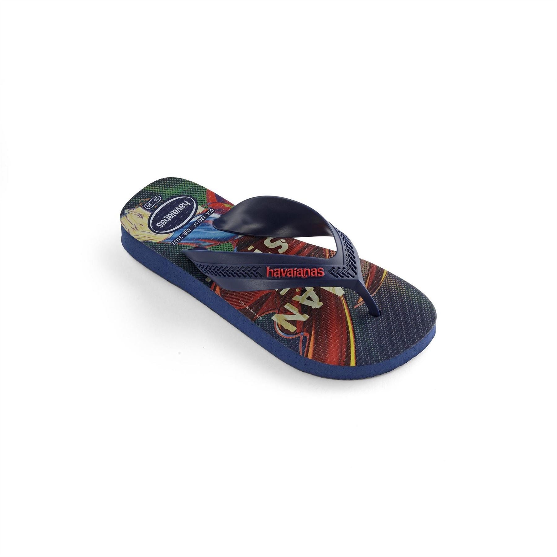 Havaianas Hav. Kids Max Herois Navy Blue Ruby Flip Flops Womens