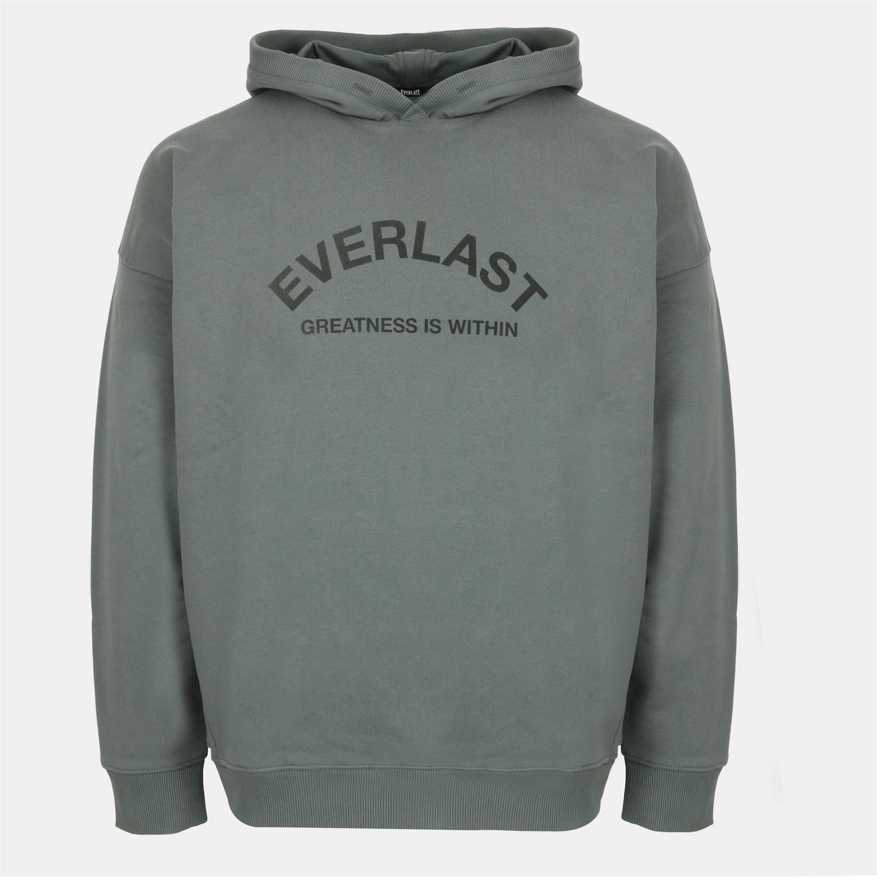 Everlast Flocked Cotton Long Sleeve Oversized Fit Hoodie