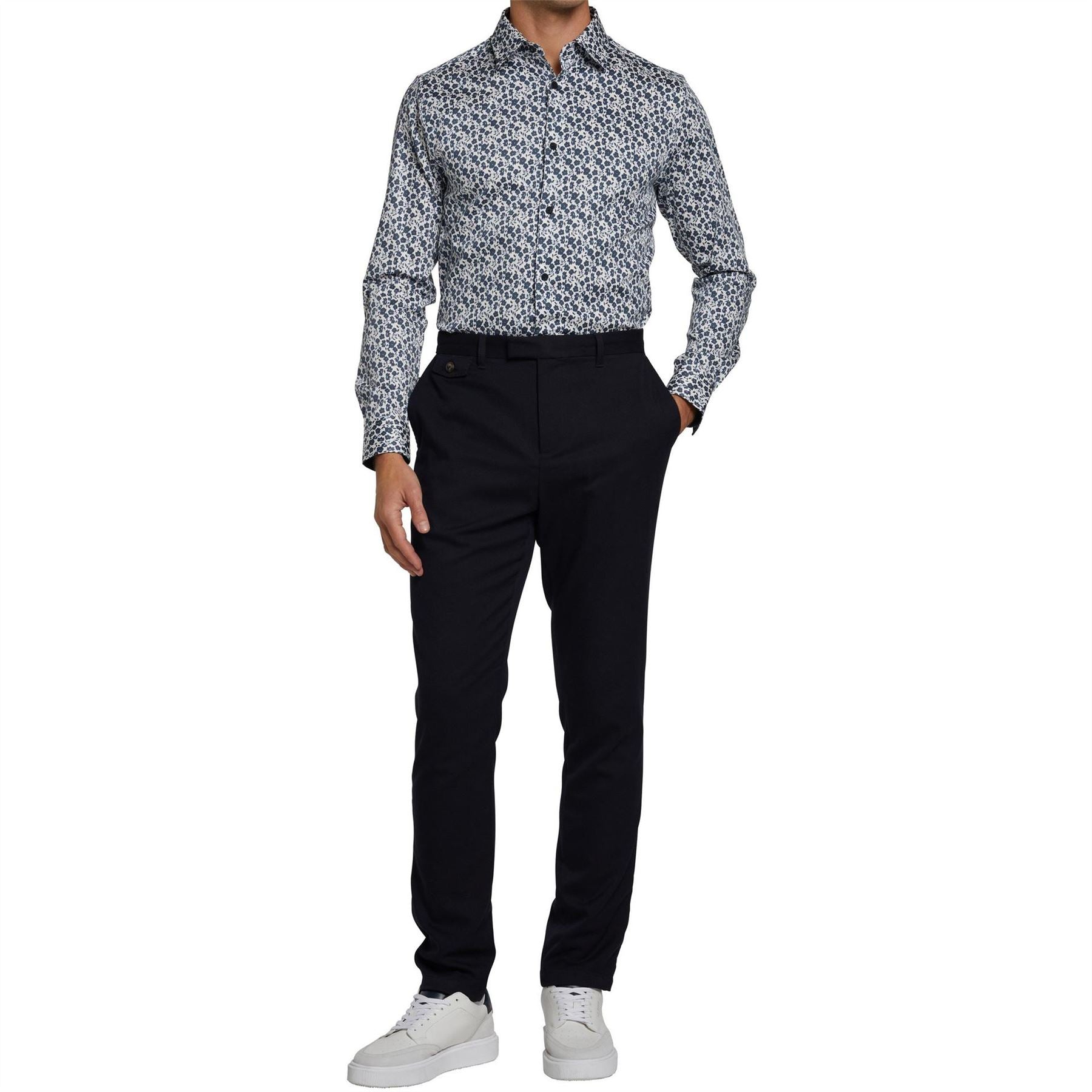Ted Baker Capua Floral Long Sleeve Patterned Shirt