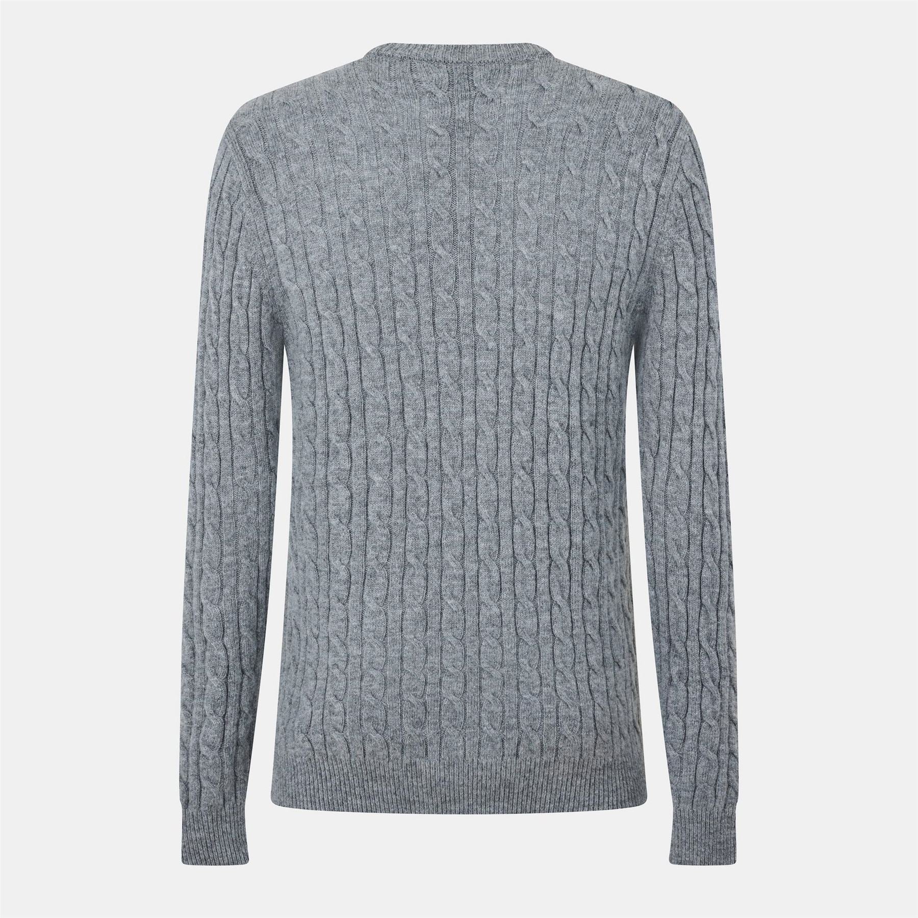 Jack Wills Mens Marlow Merino Wool Blend Cable Knitted Jumper