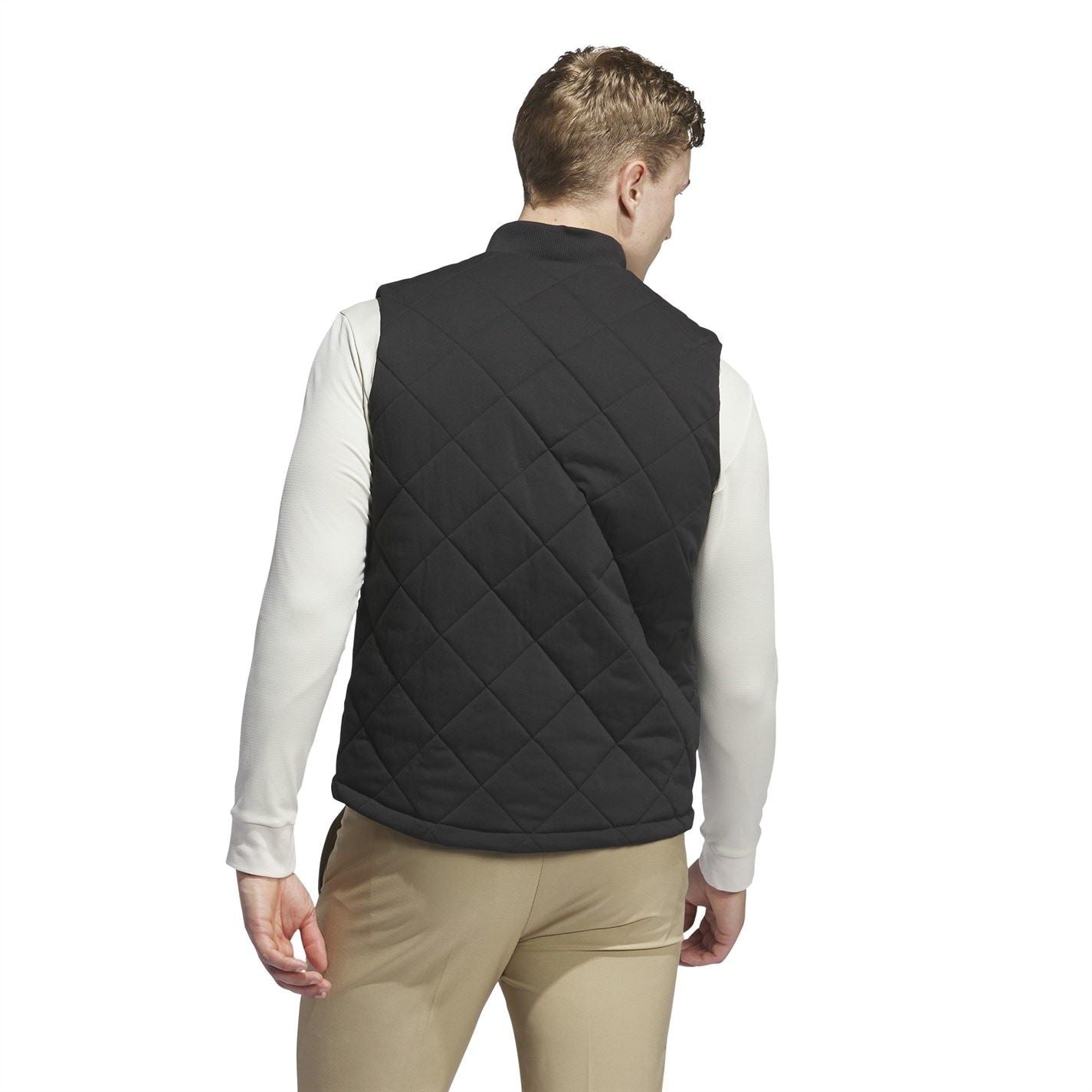 adidas Mens Go To Quilted Dwr Full Zip Vest