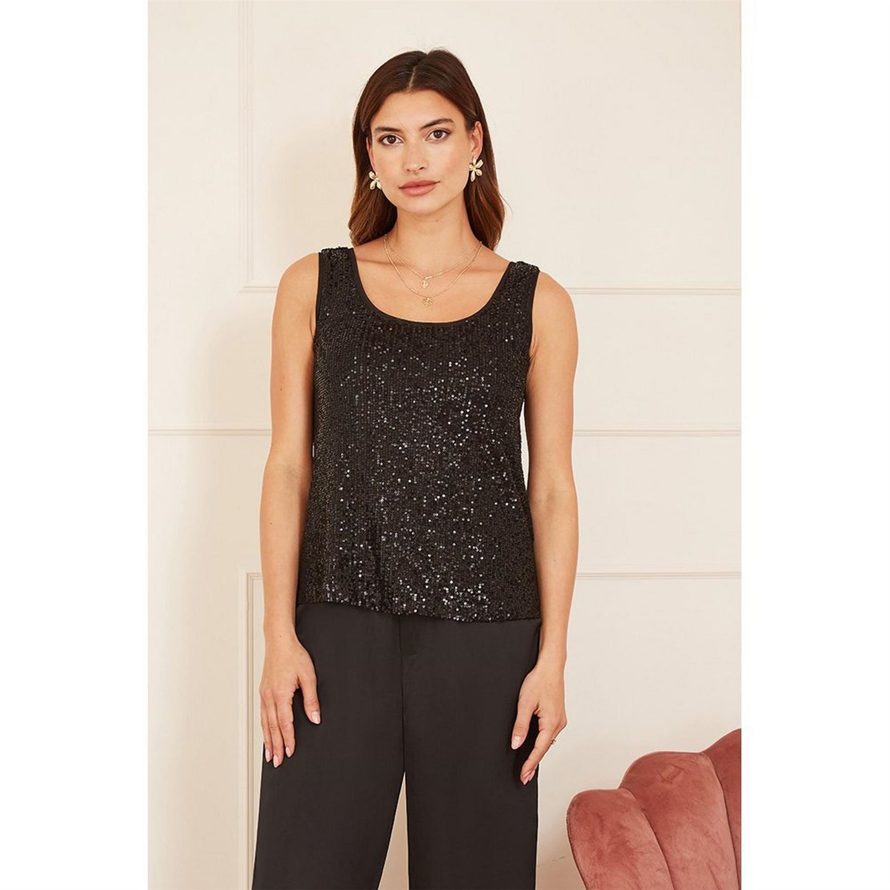 Yumi Sequin Vest
