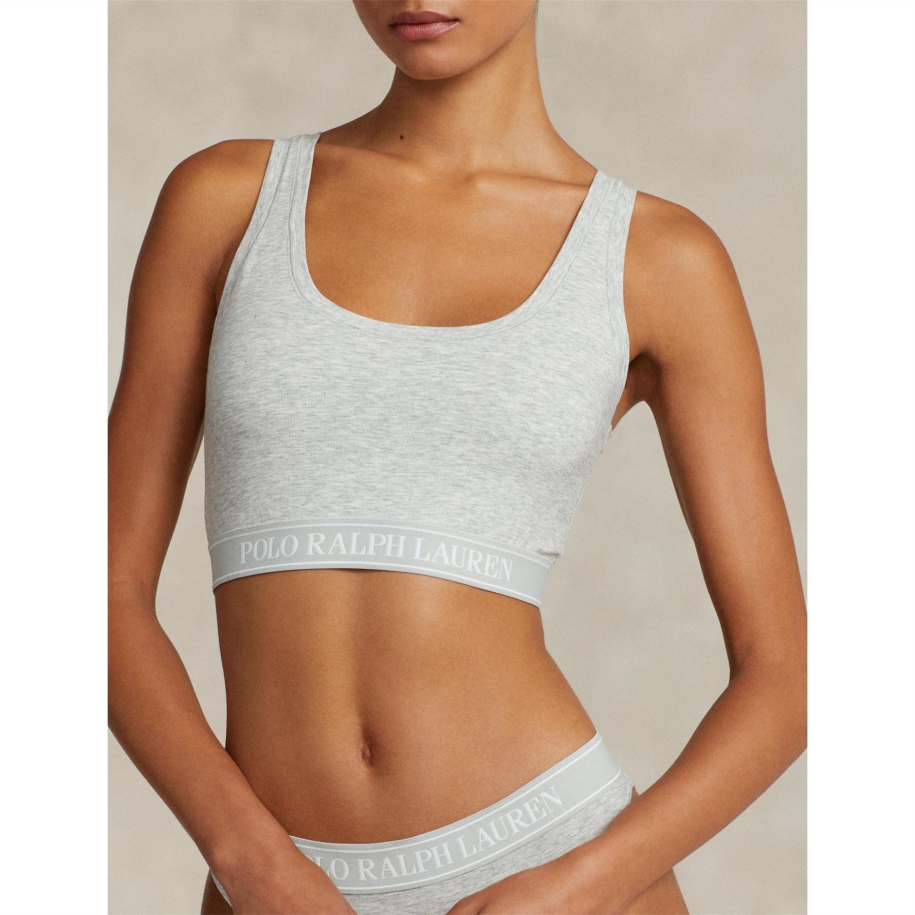 Polo Ralph Lauren Scoop Neck Cropped Bralette