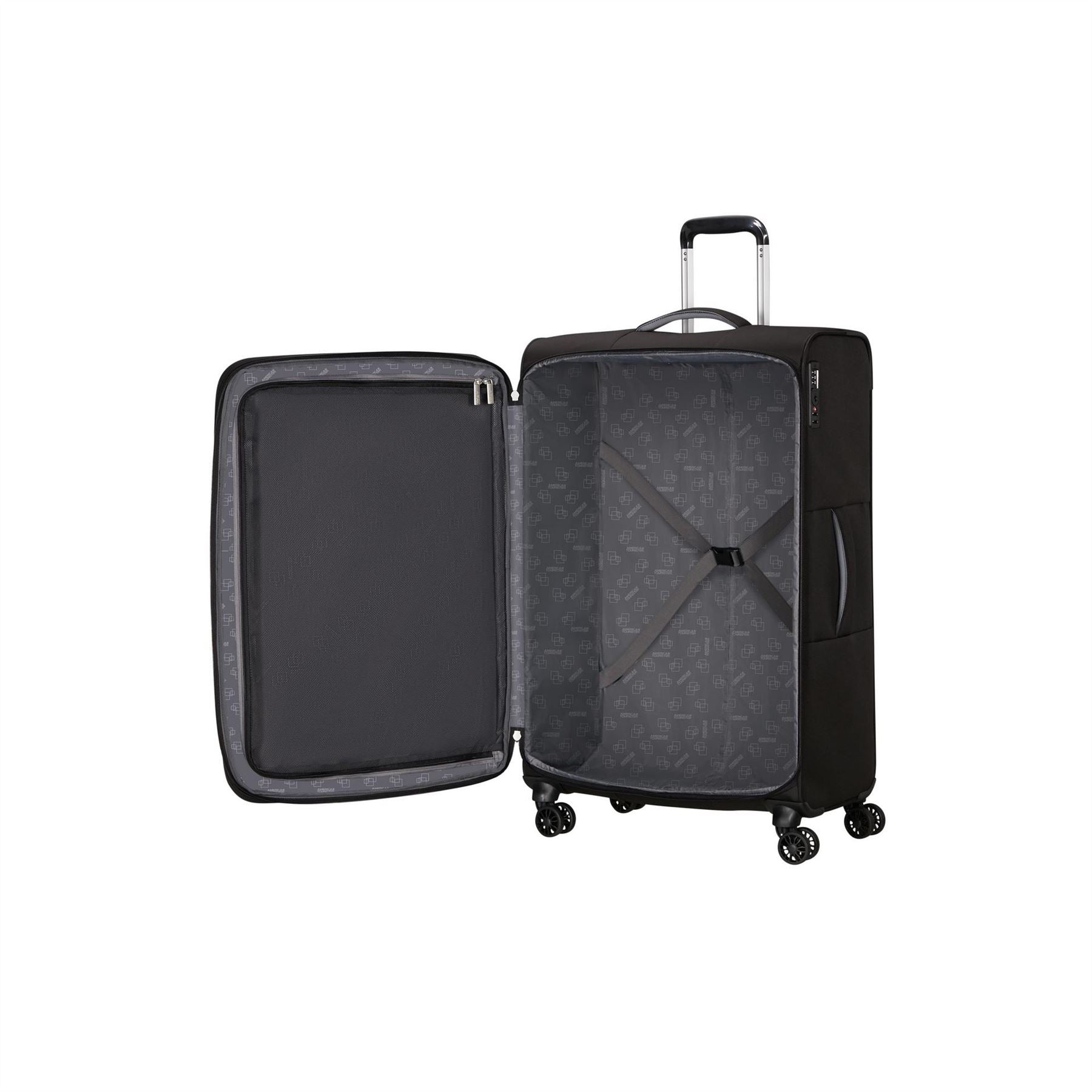 American Tourister Spinner 78.5x49x30 32cm Exp Tsa Large Soft Suitcase
