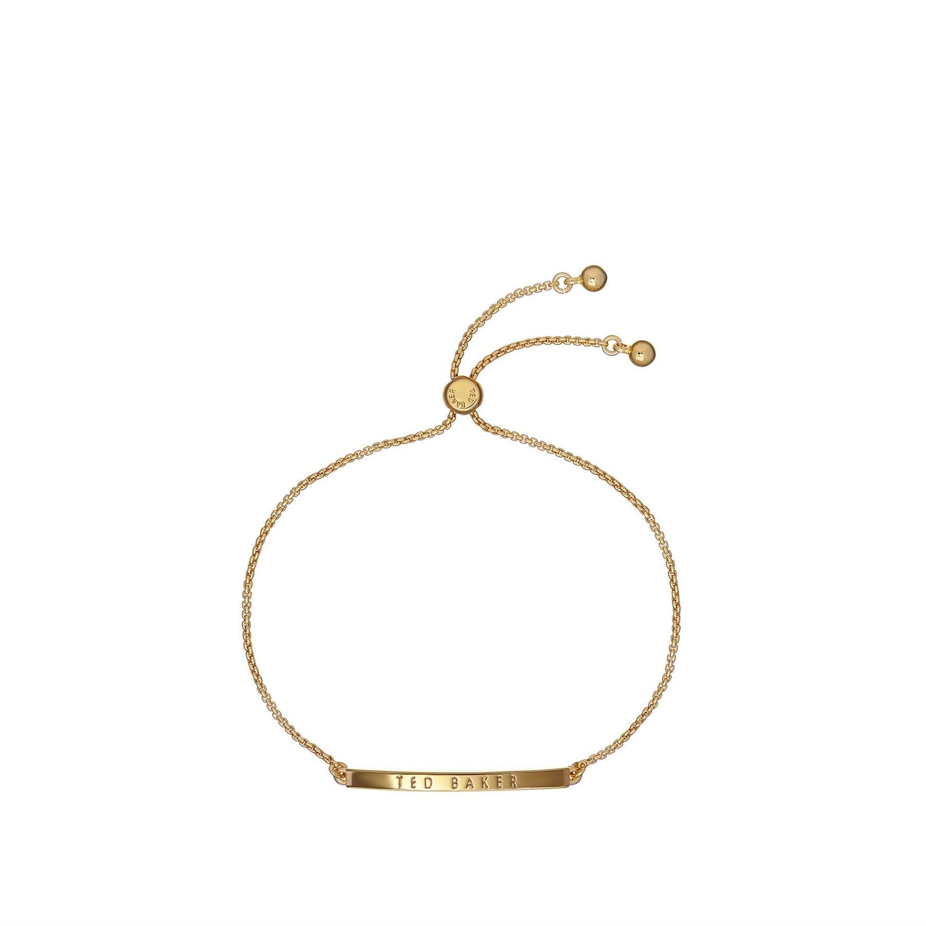 Ted Baker Breena Chain Bracelet with Engraved Logo