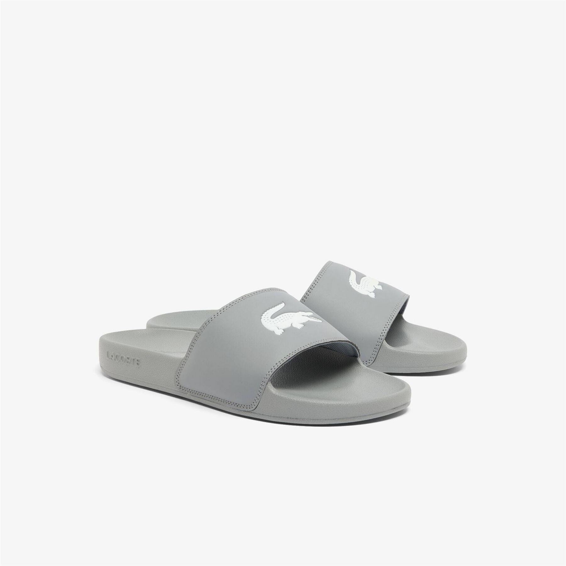 Lacoste Serve Crocodile Print Slide Mules