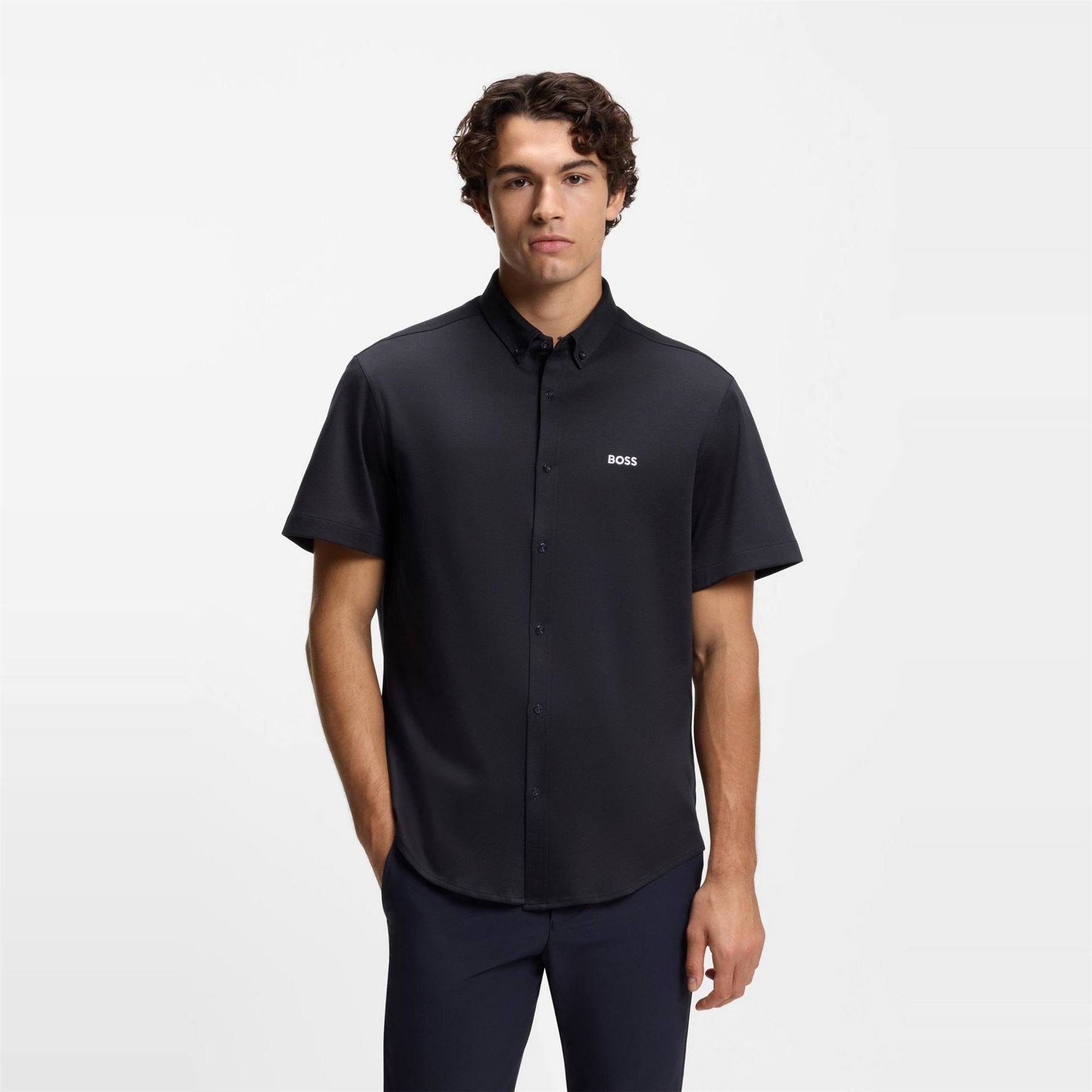 Boss Hbg Motion S Plain Short Sleeve Shirt