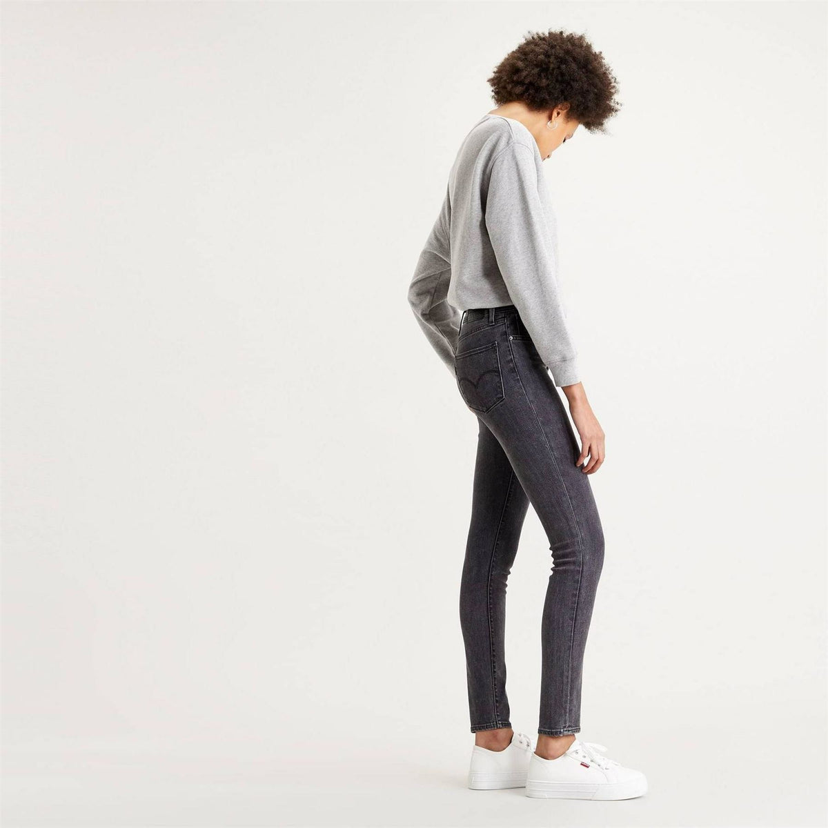 Levis 721 High Rise Cotton Stretch Skinny Jeans