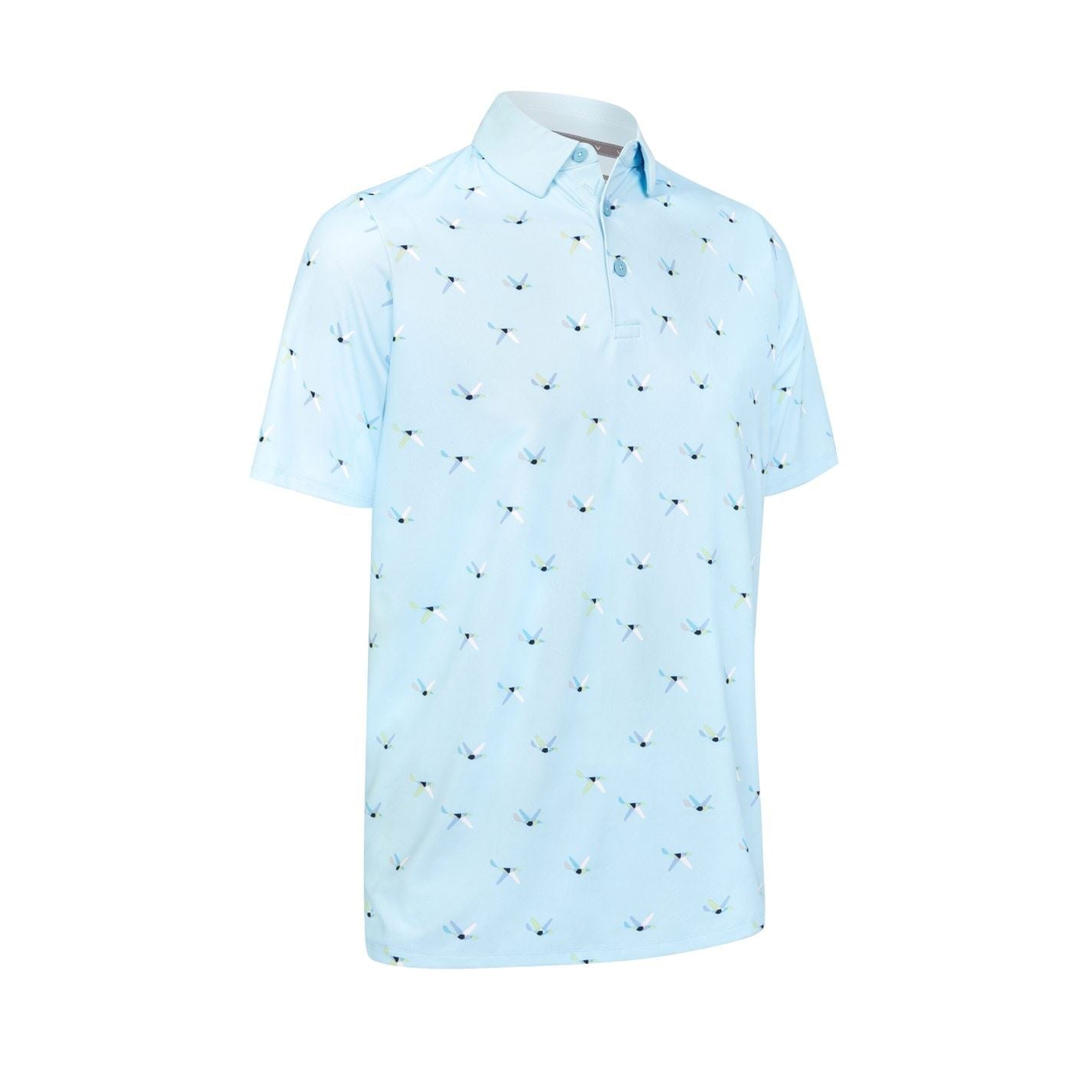 Callaway All Over Print Short Sleeve Performance Polo Shirt