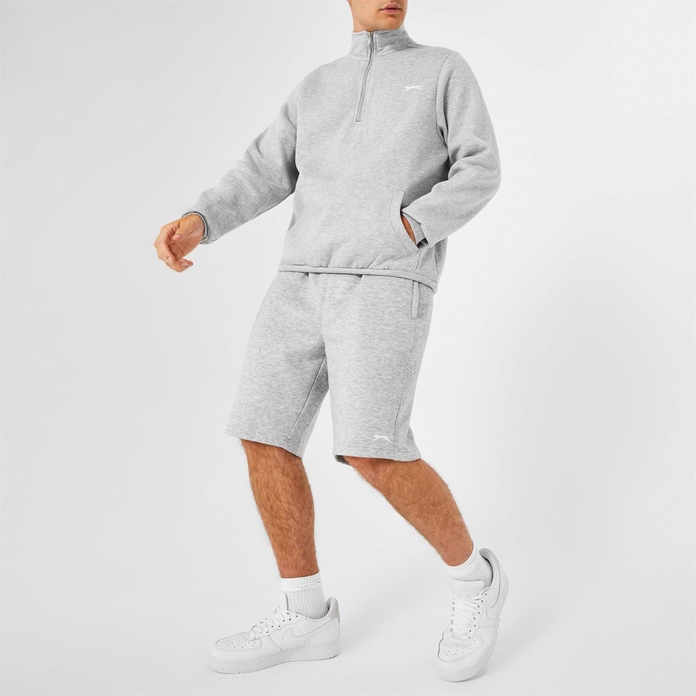 Slazenger Mens Quarter Zip Fleece Top