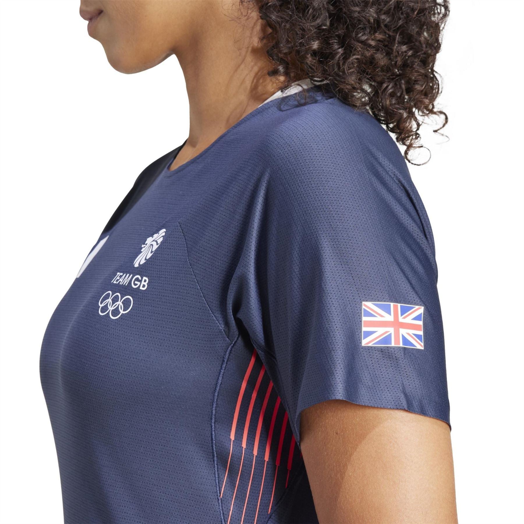 adidas Team GB Crew Neck Short Sleeve Jersey T-Shirt