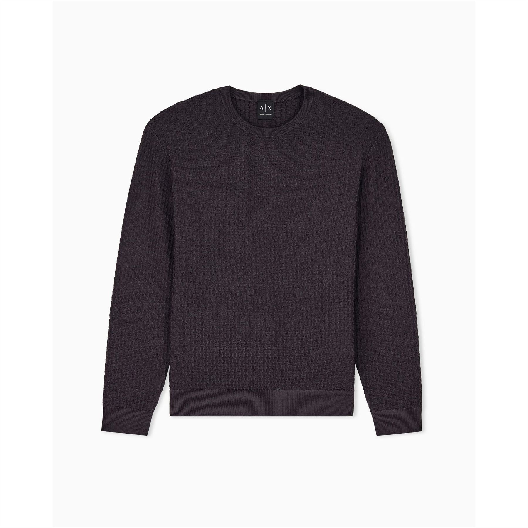 Armani Exchange Crew Neck Long Sleeve Regular Fit Sweater