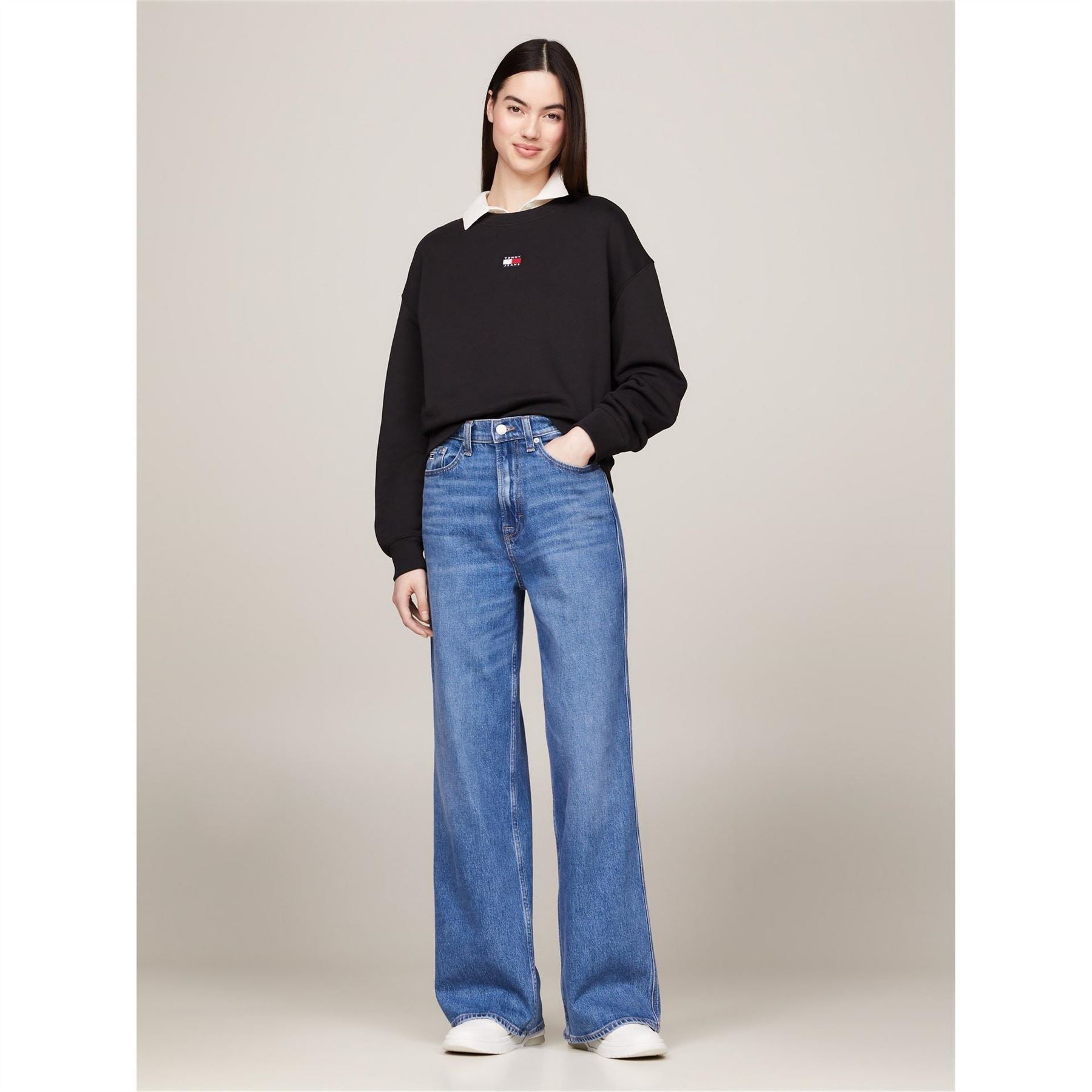Tommy Jeans Jeans Tjw Bxy Badge Crew Ext