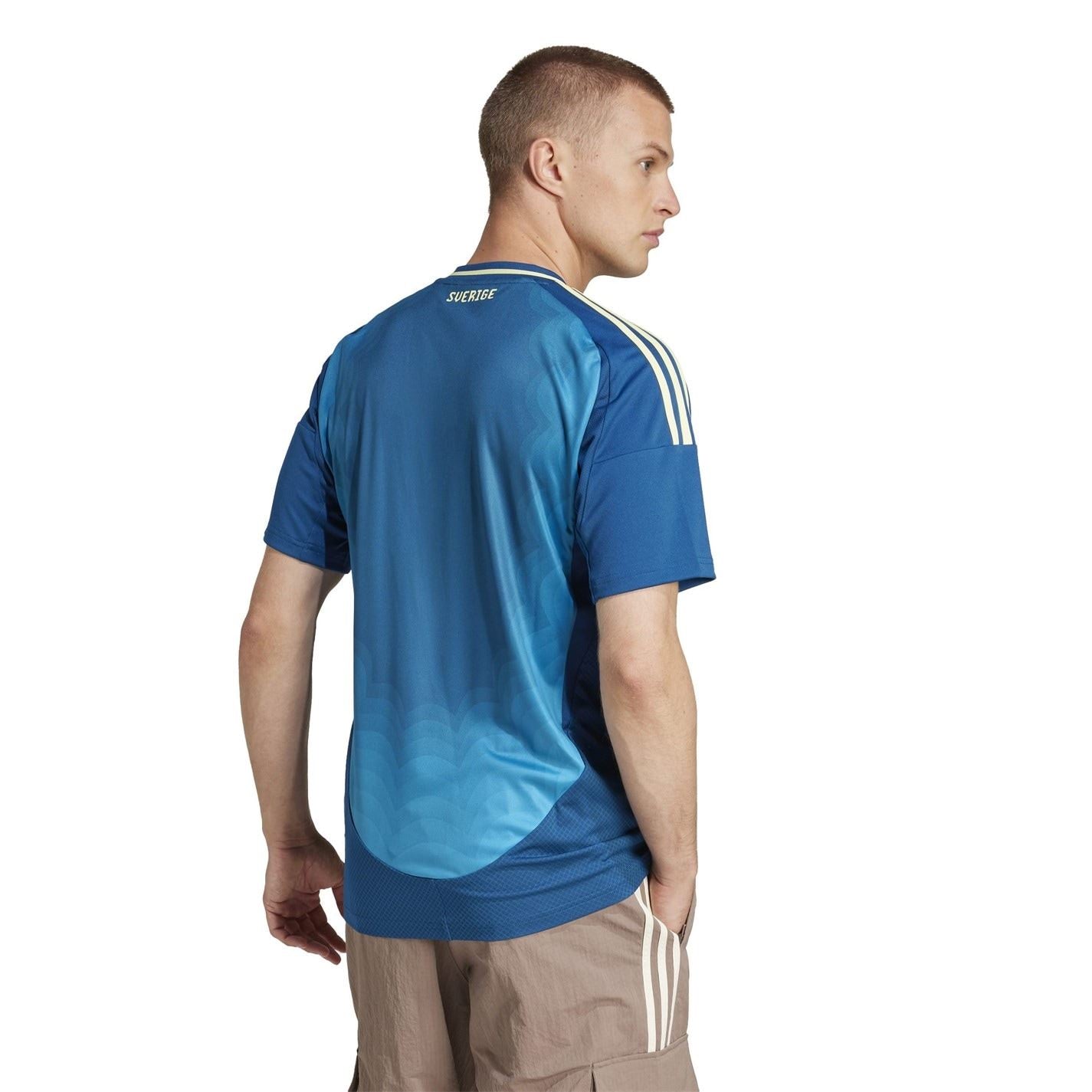 adidas Mens Sweden Away Football Shirt 2025