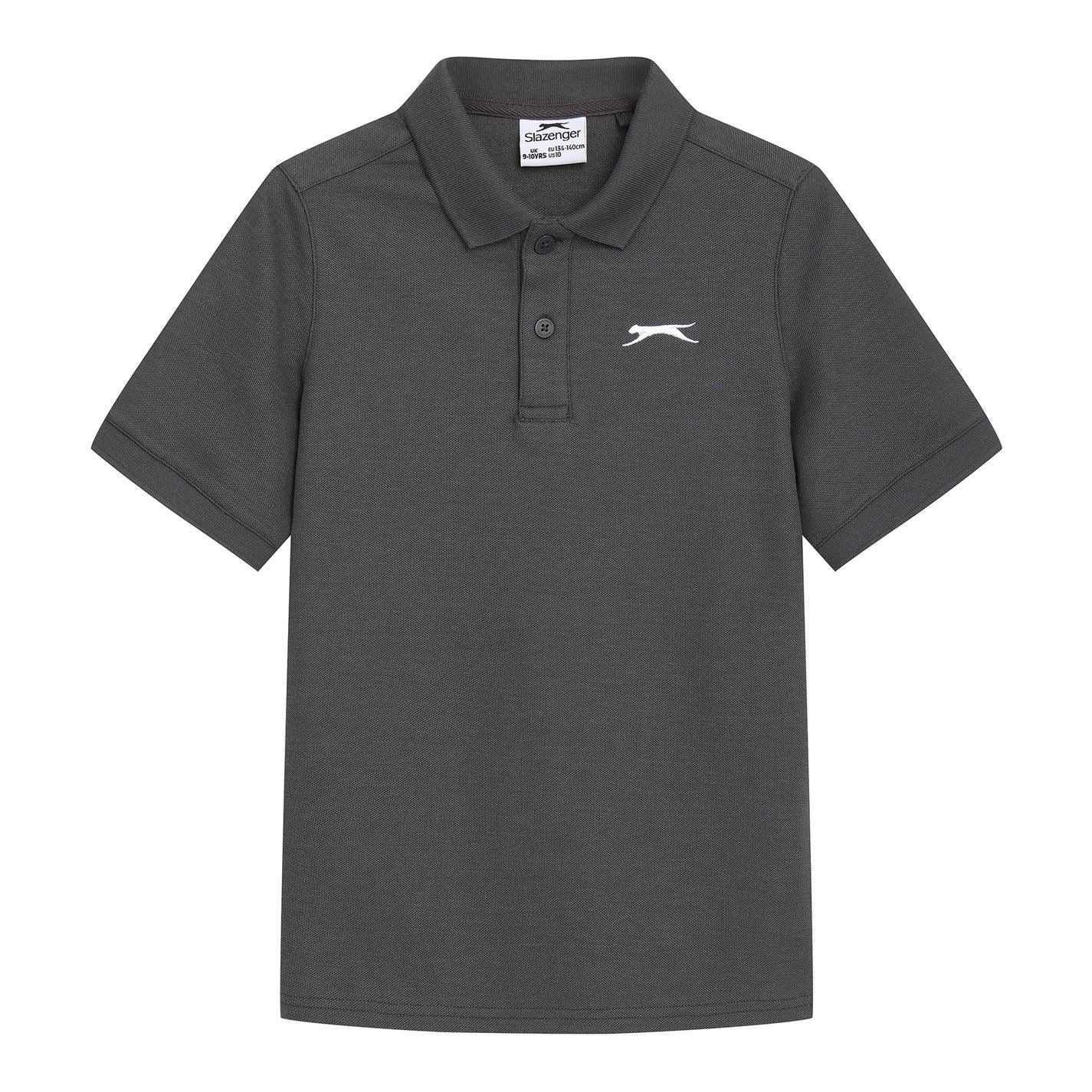 Slazenger Plain Polo Shirt Junior Boys