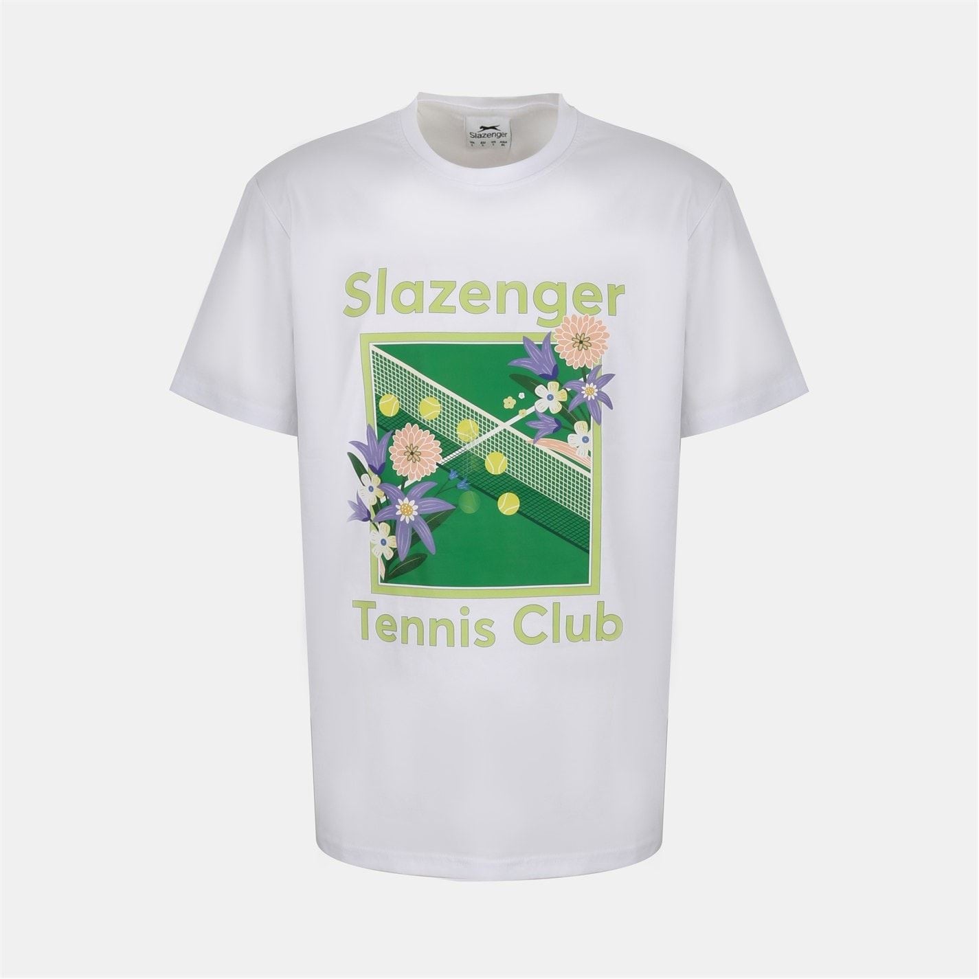 Slazenger Tennis Club Crew Neck Short Sleeve T-Shirt