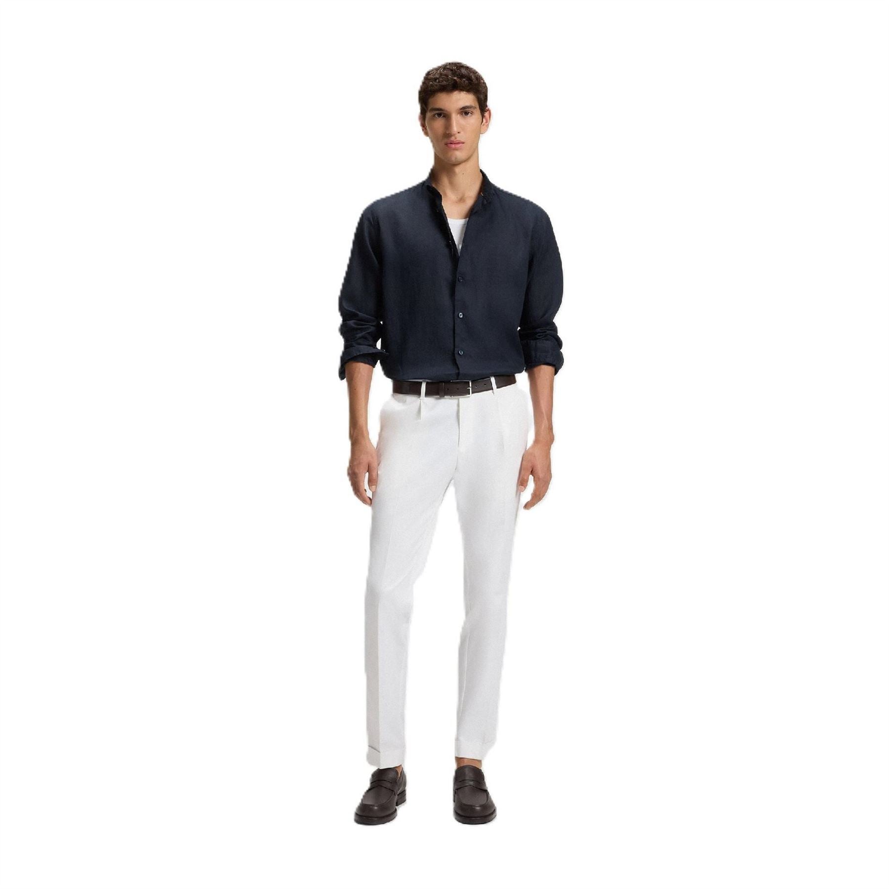 Boss Liam Collared Button Down Long Sleeve Shirt