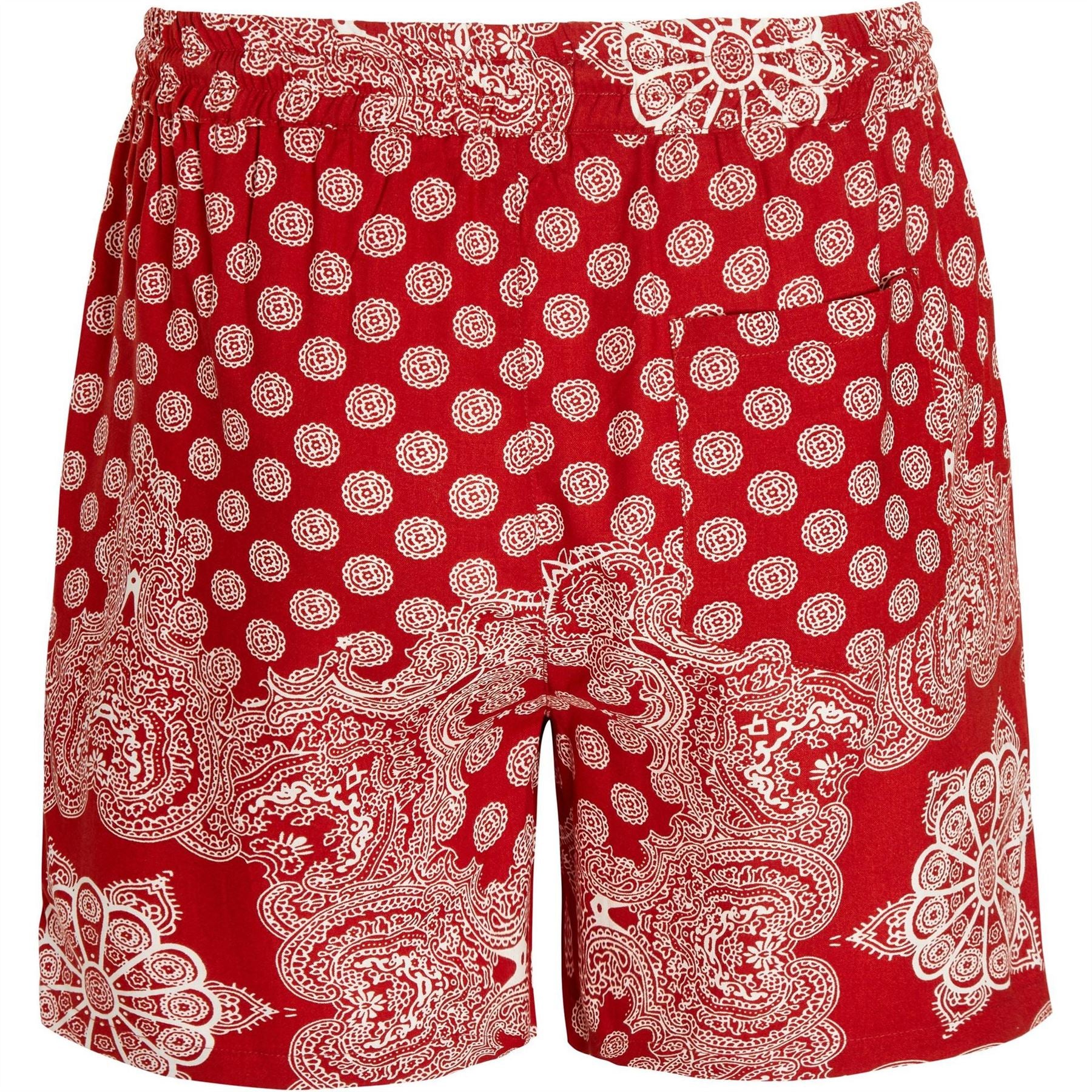 Another Influence P Drawstring Paisley Bermuda Shorts