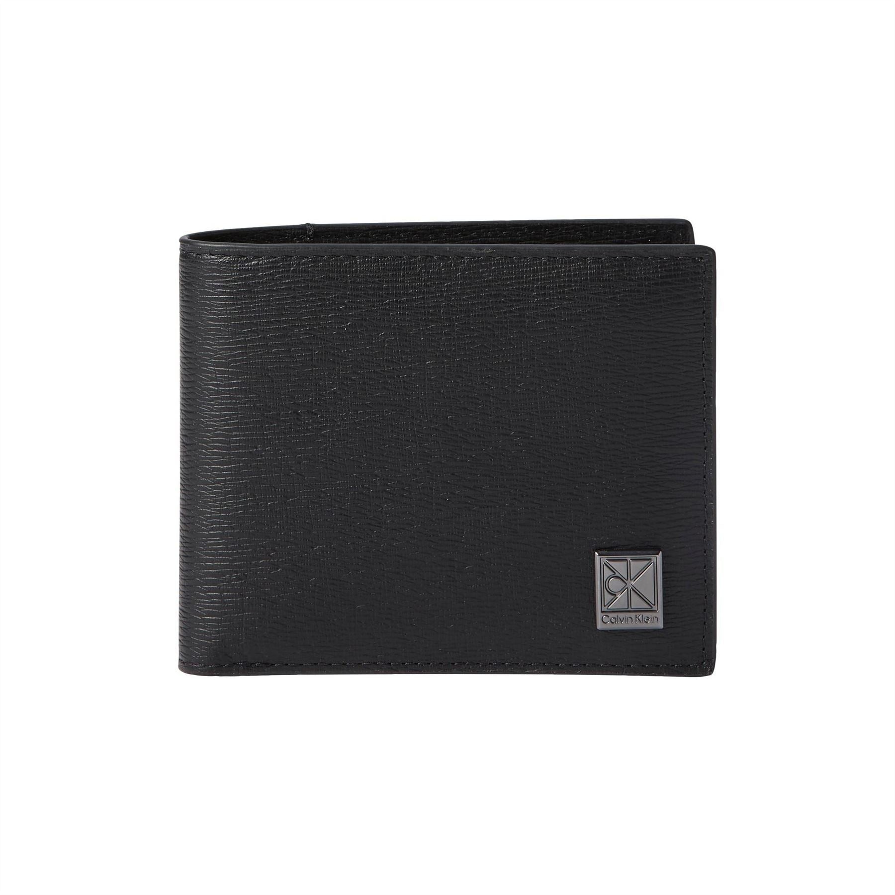 Calvin Klein Logo Leather Billfold Wallet