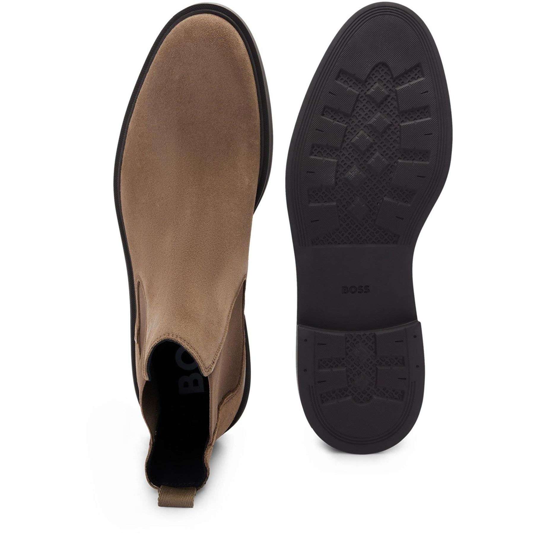 Boss Calev Chelsea Boots with Block Heel