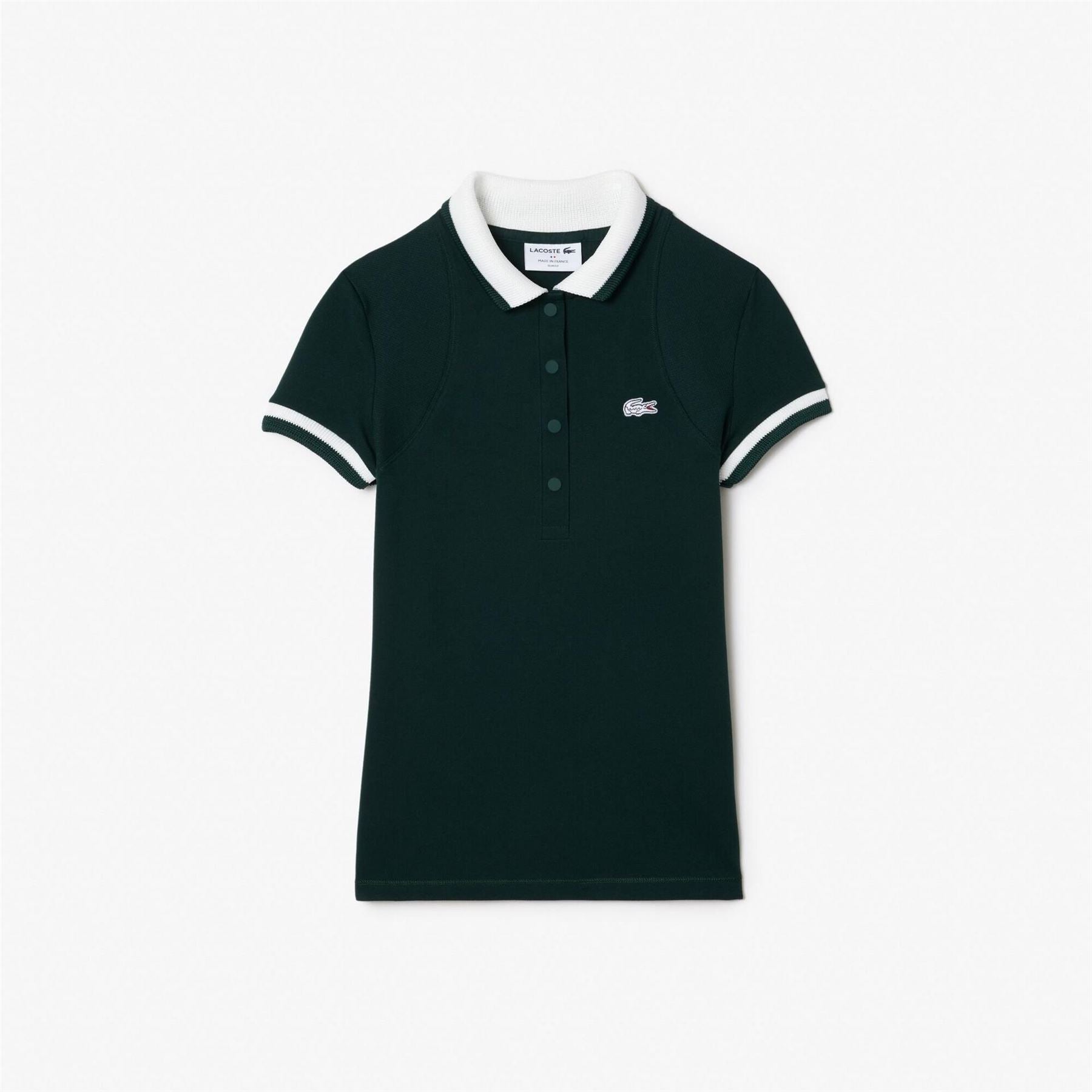 Lacoste Short Sleeved Ribbed Collar Sleeve Polo Shirt