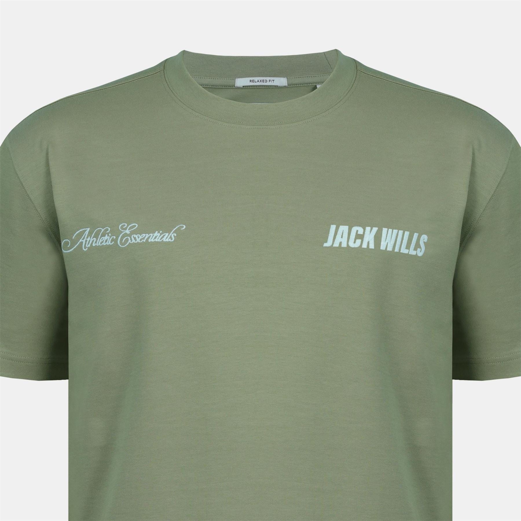 Jack Wills Script Mix Cotton Short Sleeve Oversized T-Shirt
