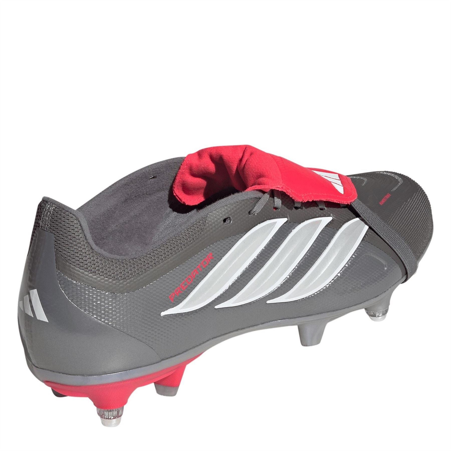 adidas Mens Predator Fold Over Tongue Academy Soft Ground Football Boots