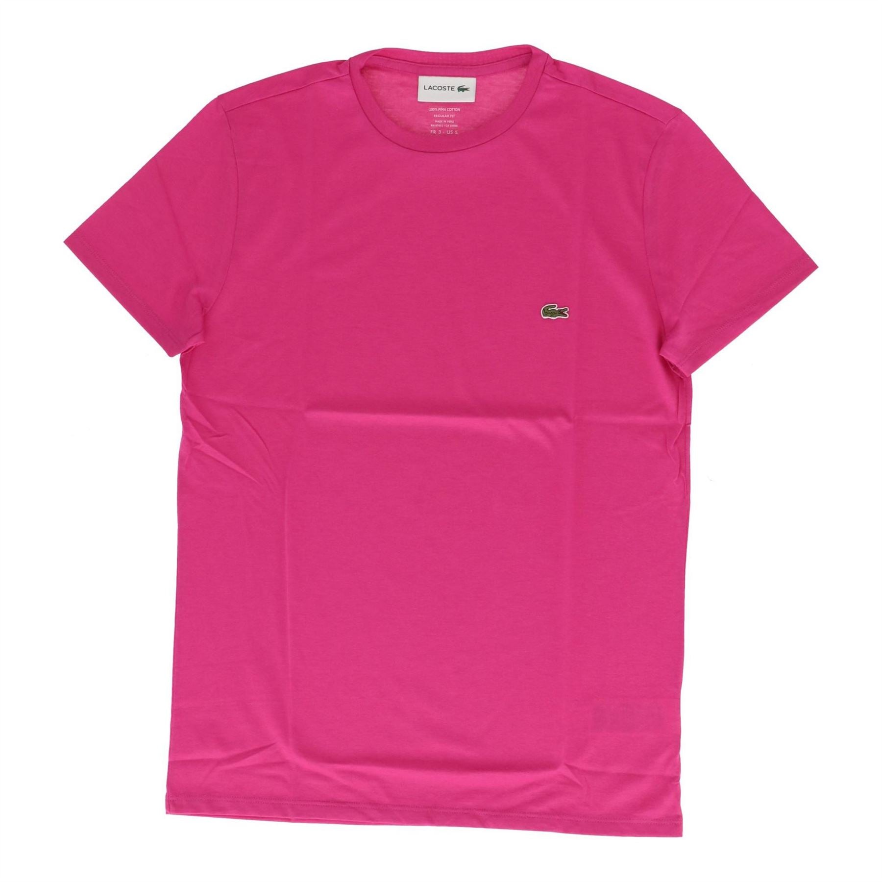 Lacoste Crocodile Logo Crew Neck Short Sleeve Jersey T-Shirt