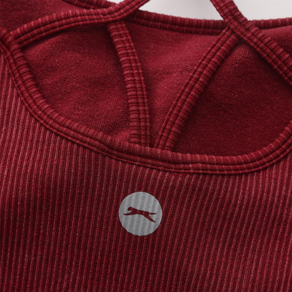 Slazenger 2 Pack Snug Fit Cropped Bra Tank