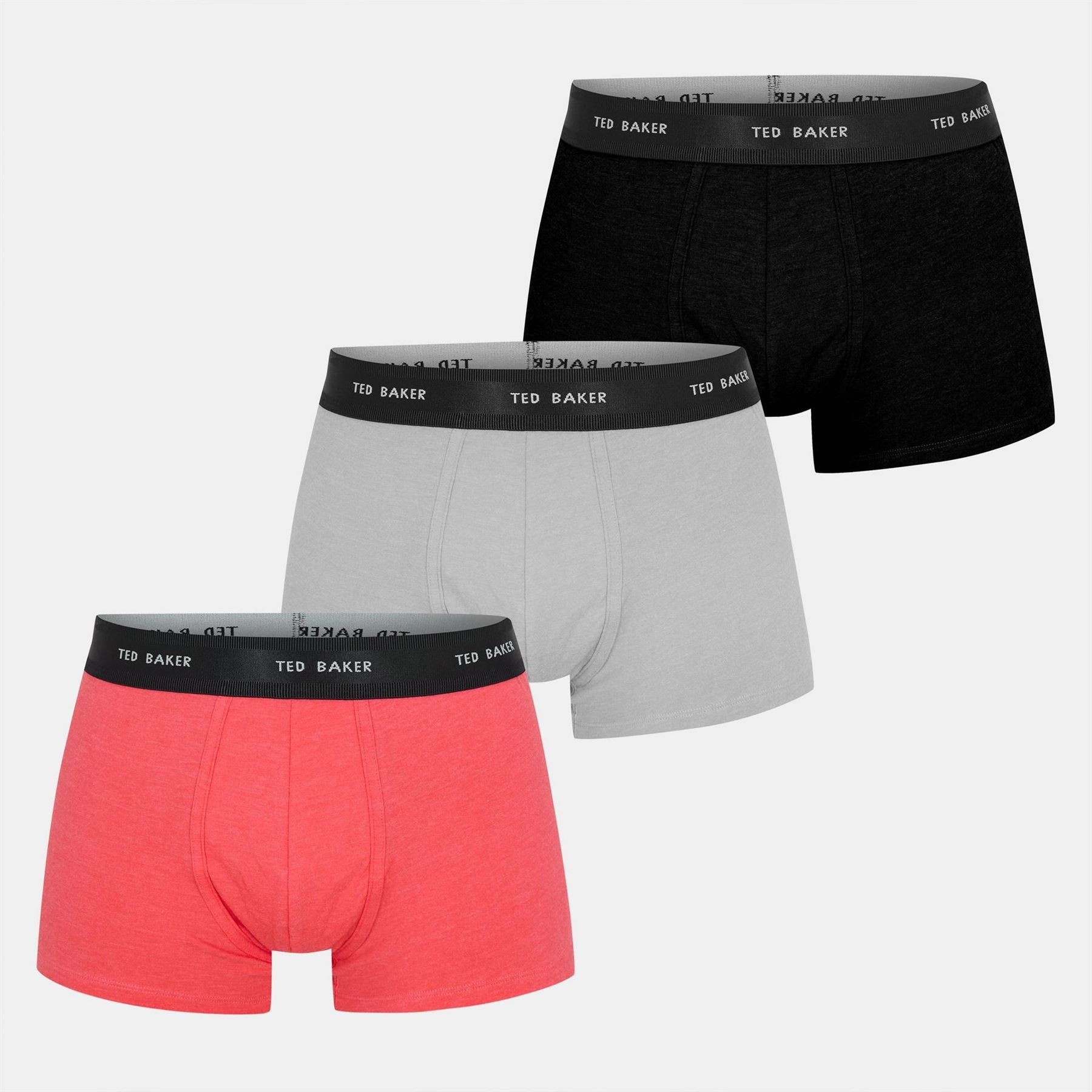 Ted Baker 3 Pack Plain Design Boxer Brief