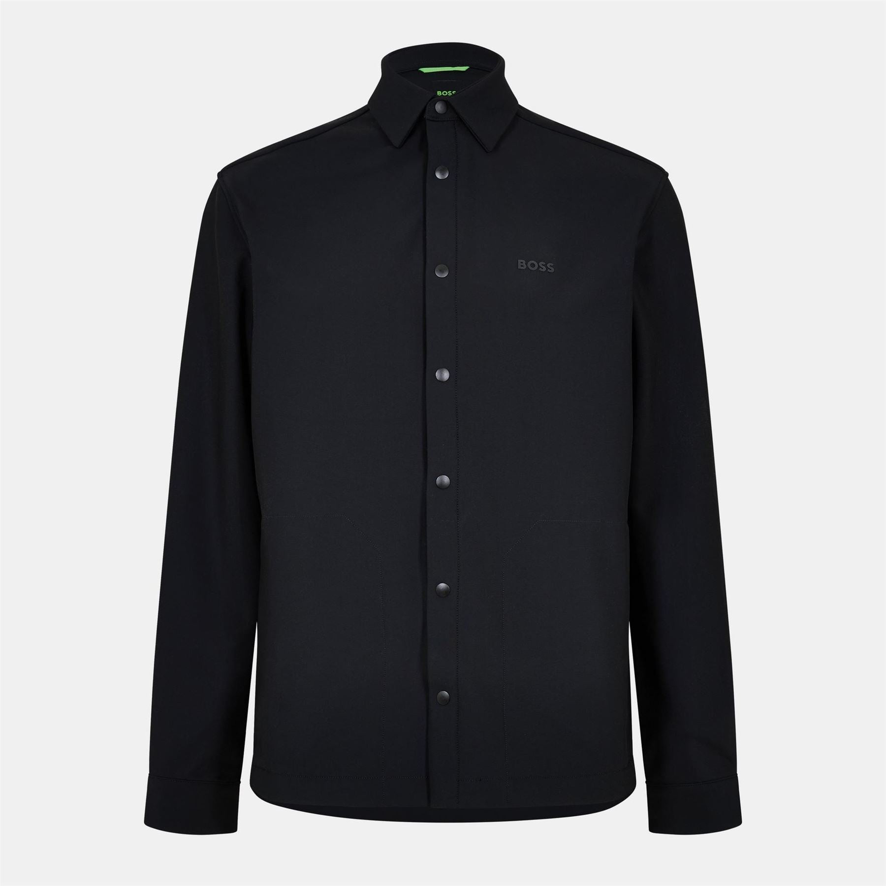 Boss Collared Neck Long Sleeve Regular Fit Shirt