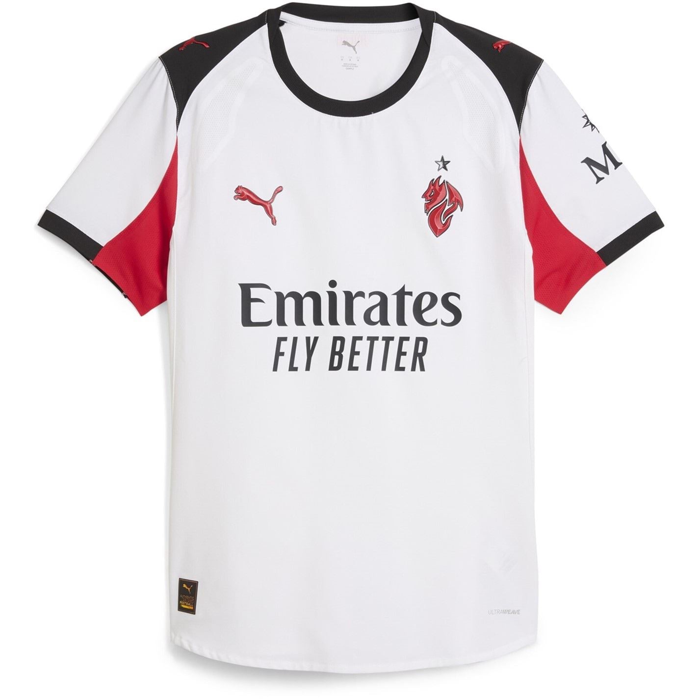 Puma Ac Milan Authentic Away Shirt 2025 2026 Adults