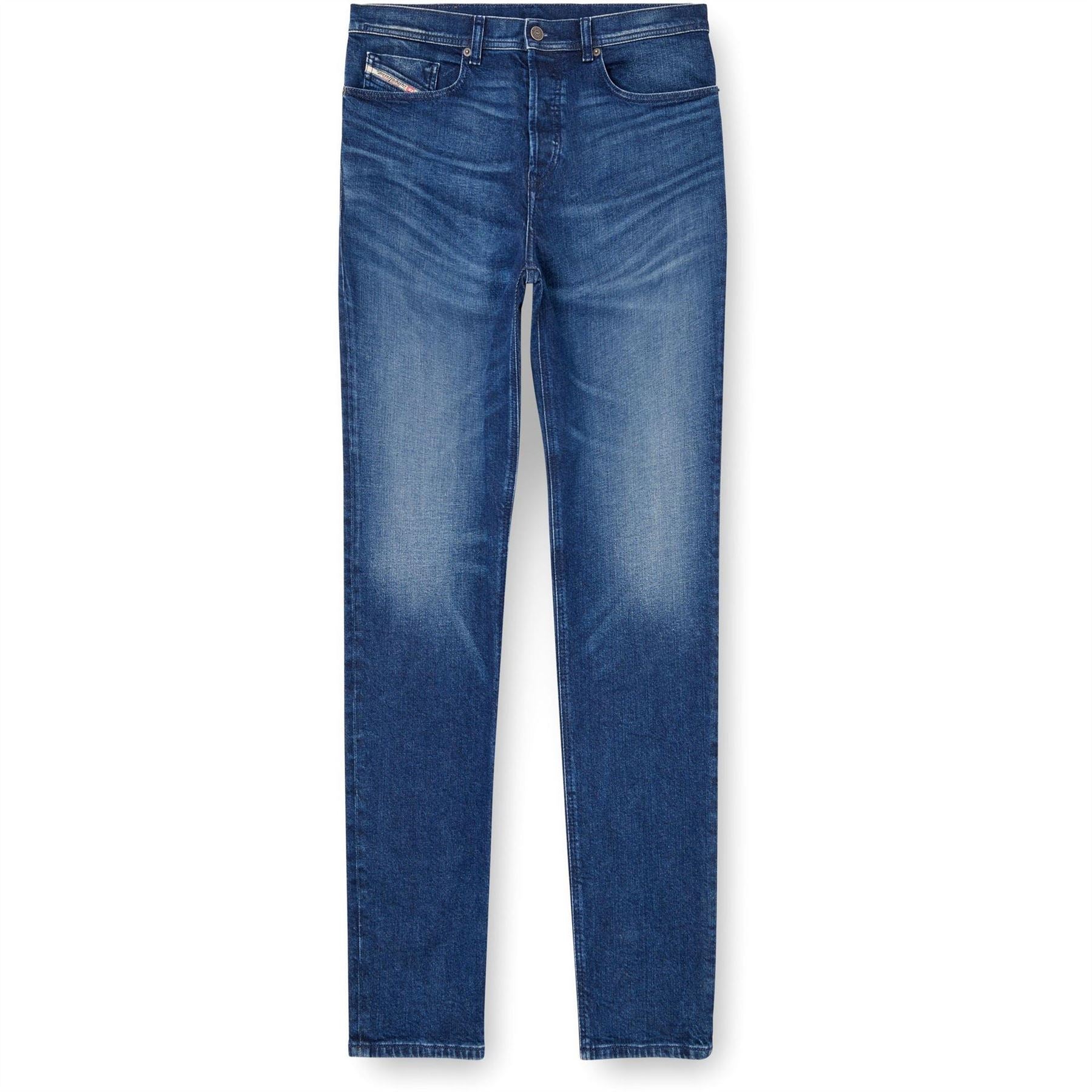 Diesel Five Pocket Tapered Fit Jeans