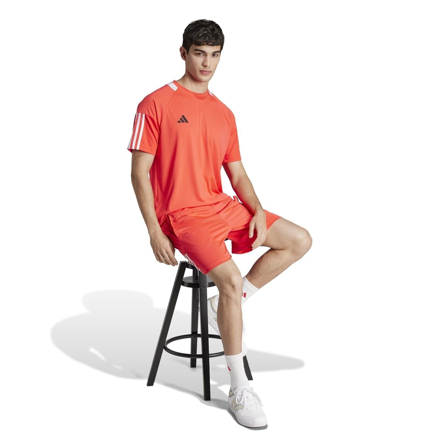 adidas Mens Classic 3 Stripe Sereno T-Shirt