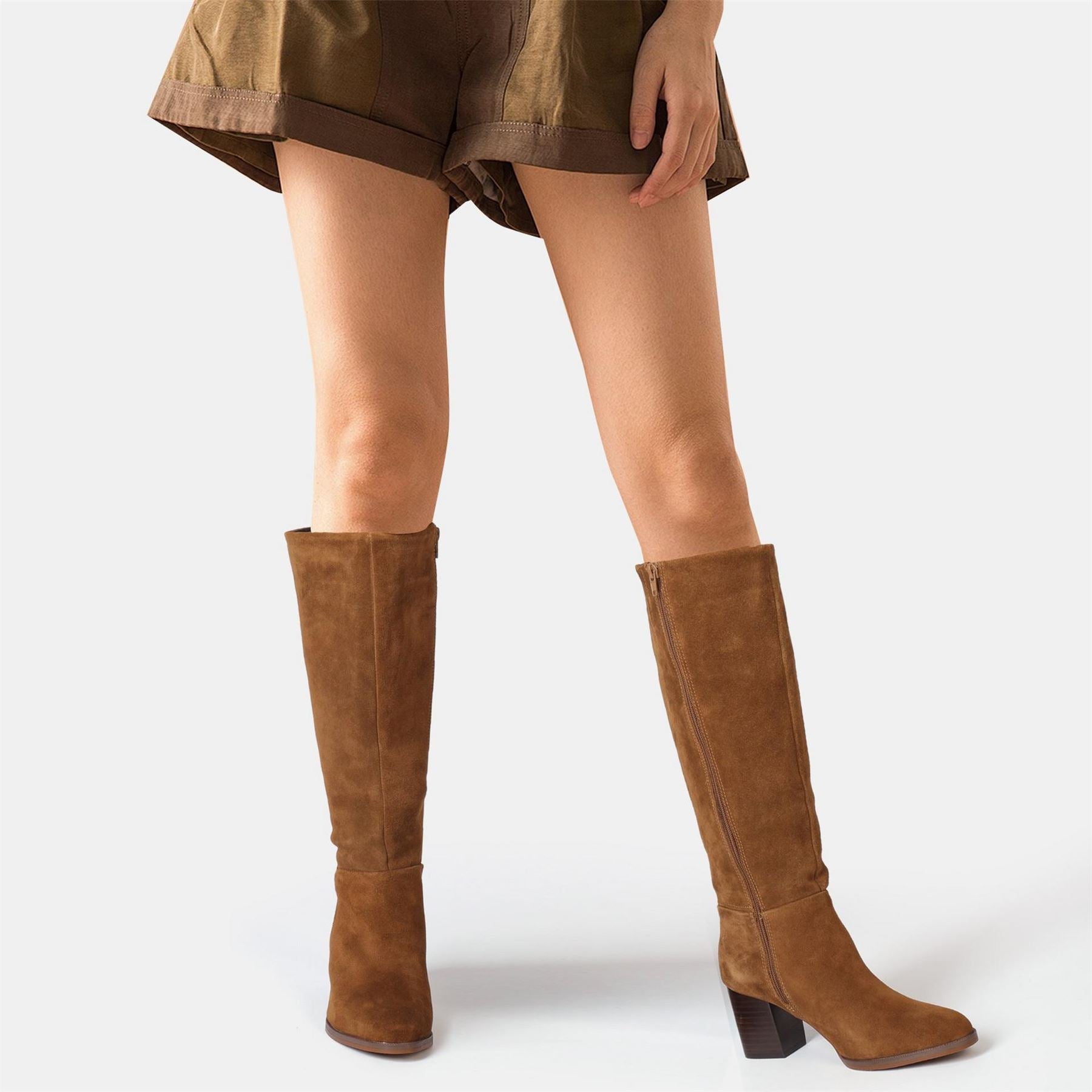 Biba Suede Knee High Boot Ladies