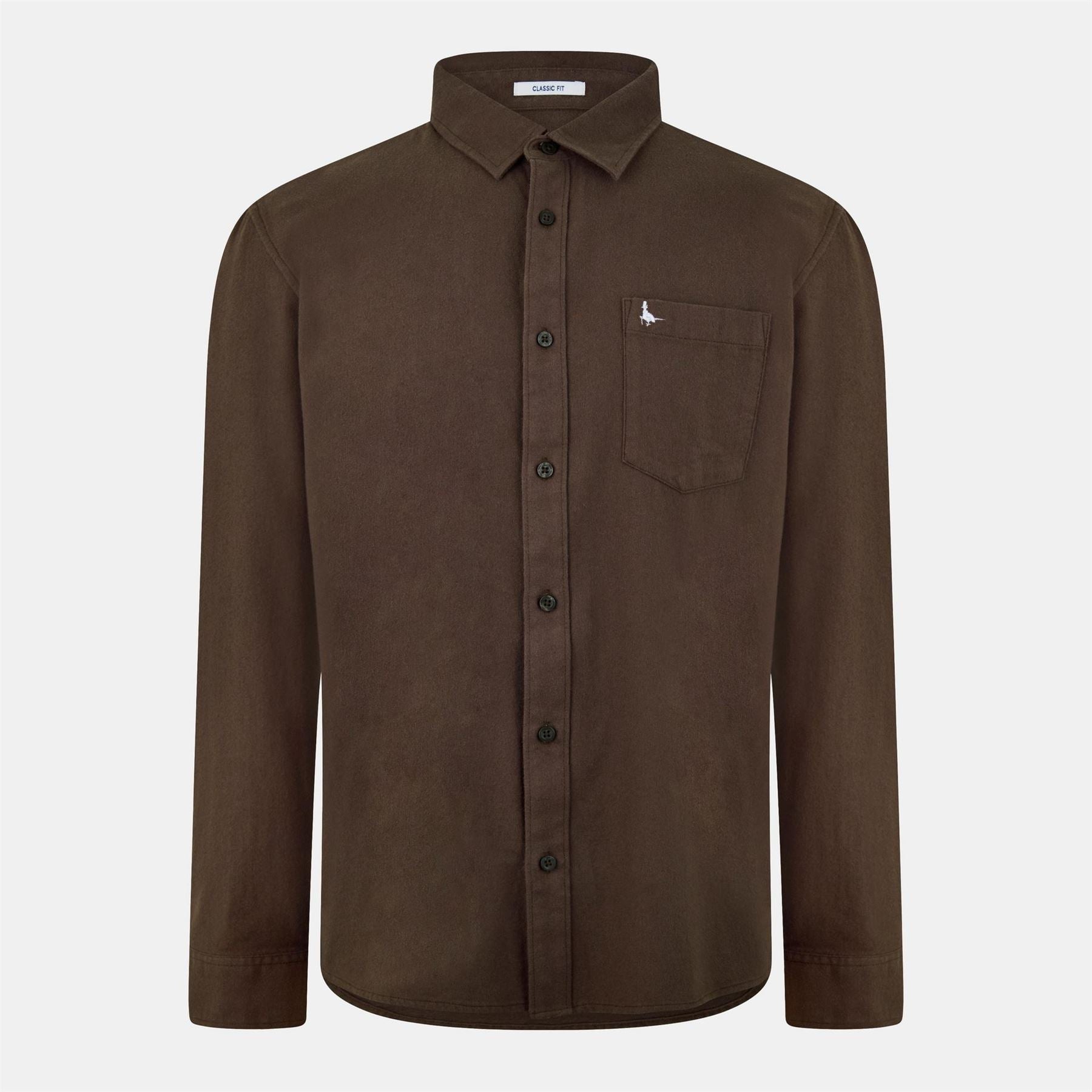 Jack Wills Mens Plain Flannel Shirt