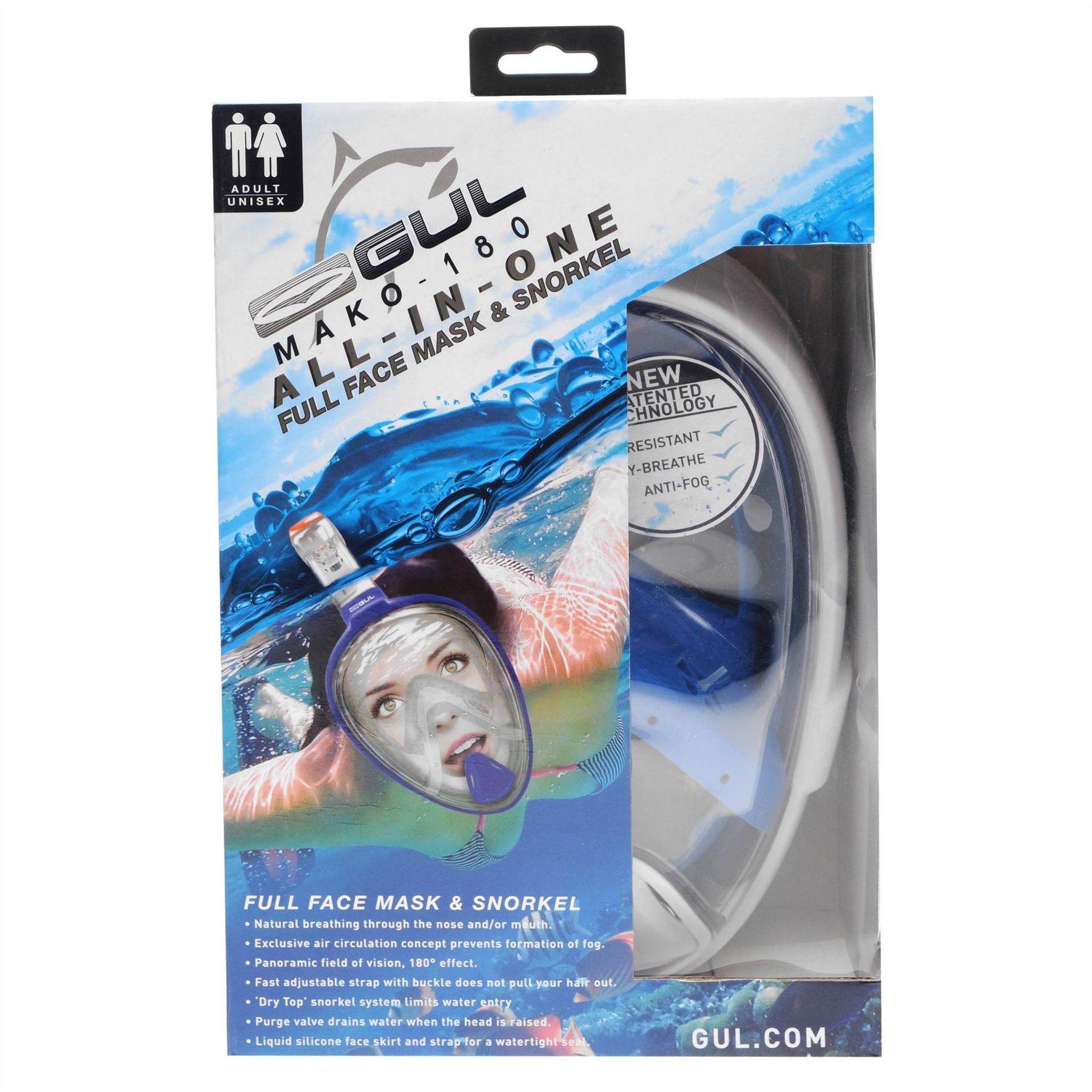 Gul 180 All In One Snorkel Mask