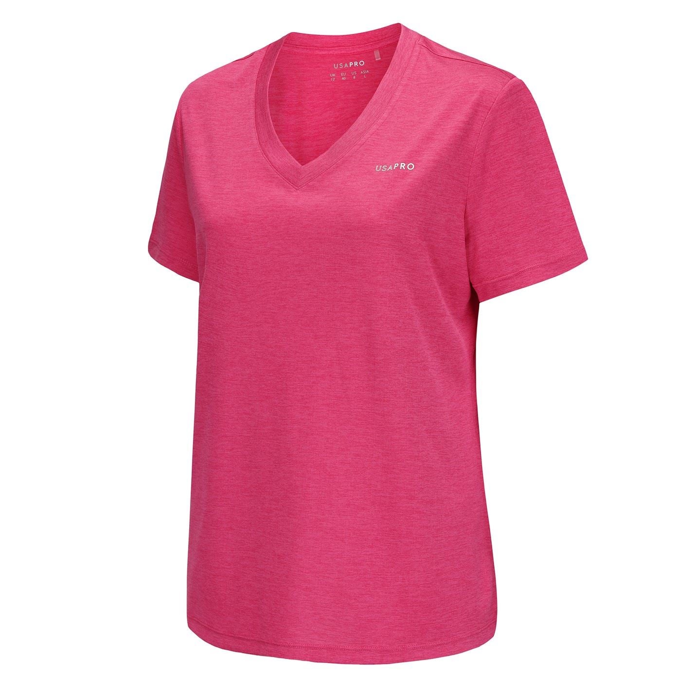 USA Pro Pro Tech V Tee Ladies
